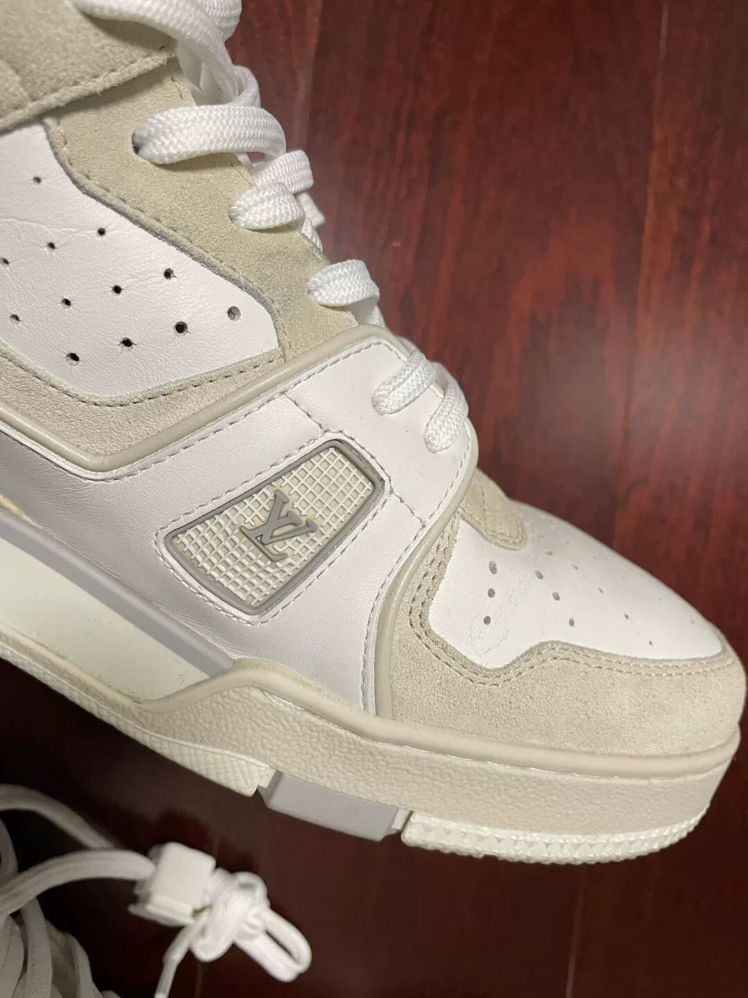 Louis Vuitton lv trainer high top sneakers size 8.5 Size US 8.5 / EU 41-42 - 4 Thumbnail