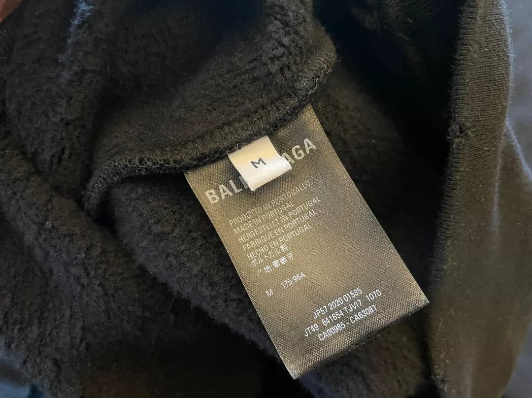 Balenciaga Balenciaga Marathon Sweater SS21 Heavyweight Hoodie Size US M / EU 48-50 / 2 - 7 Thumbnail