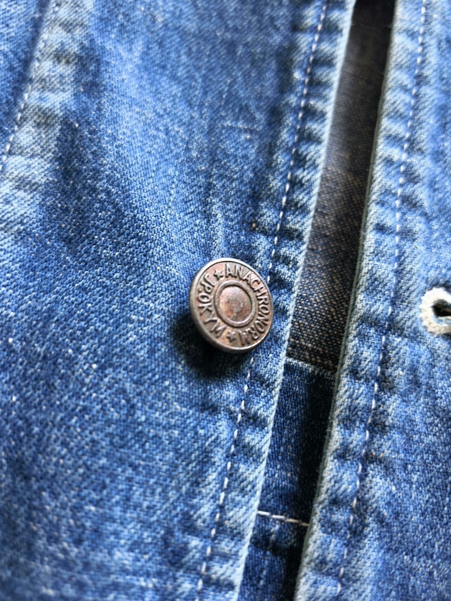 ANACHRONORM anachronorm denim hunting jacket for men Size US M / EU 48-50 / 2 - 6 Thumbnail