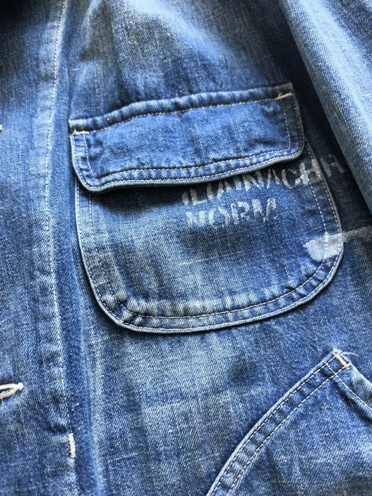 ANACHRONORM anachronorm denim hunting jacket for men Size US M / EU 48-50 / 2 - 2 Thumbnail