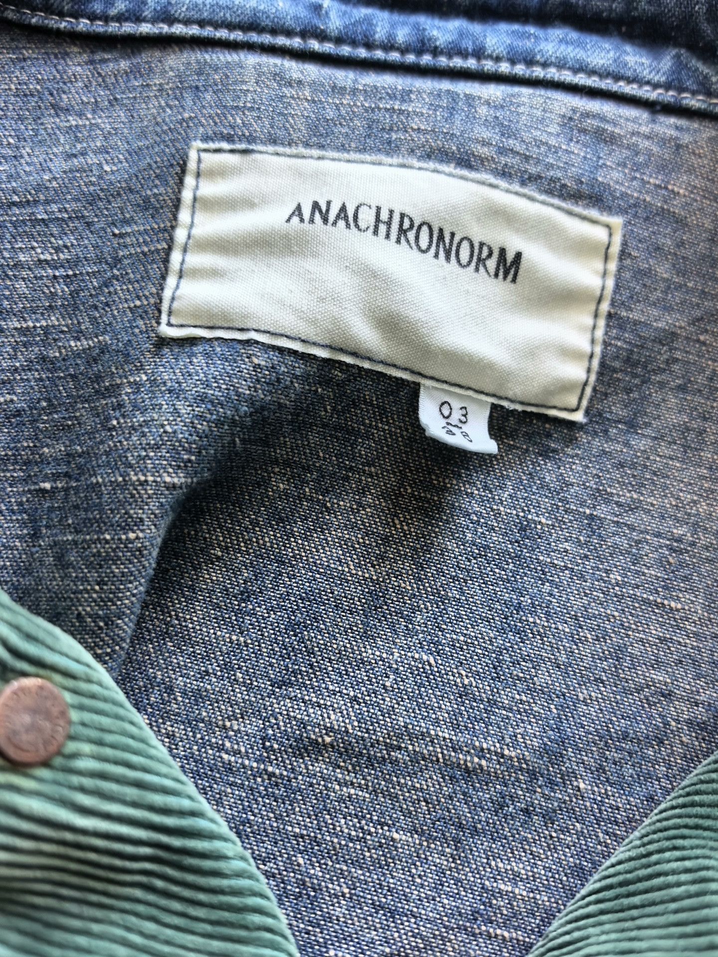 ANACHRONORM anachronorm denim hunting jacket for men Size US M / EU 48-50 / 2 - 3 Thumbnail