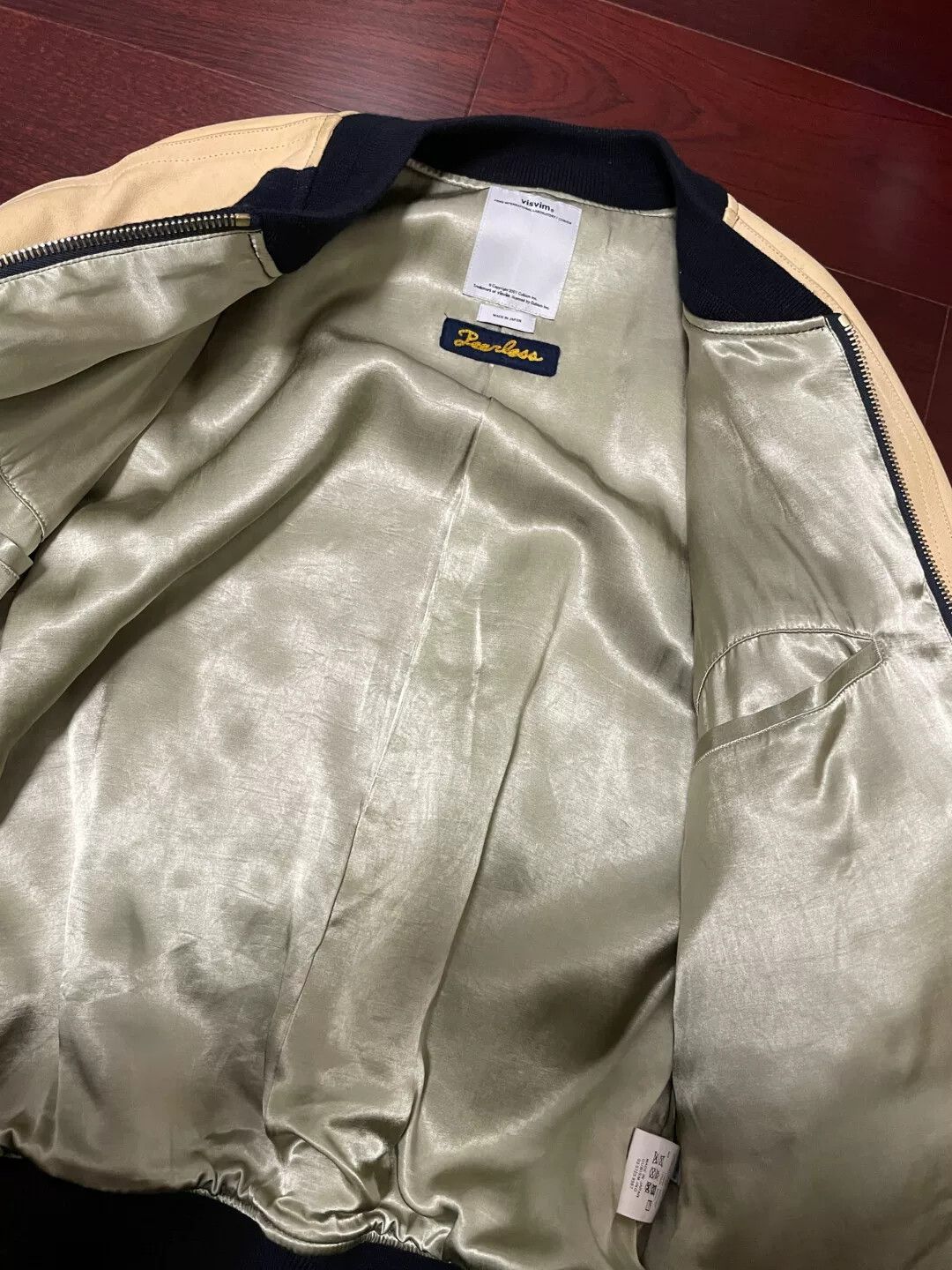 Visvim visvim baseball jacket with natural leather sleeves Size US M / EU 48-50 / 2 - 4 Thumbnail