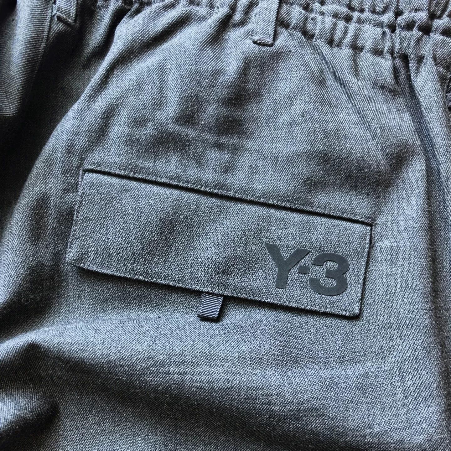 Y-3 Y-3 Wool Cargo Pants in Dark Gray Size US 31 - 7 Thumbnail