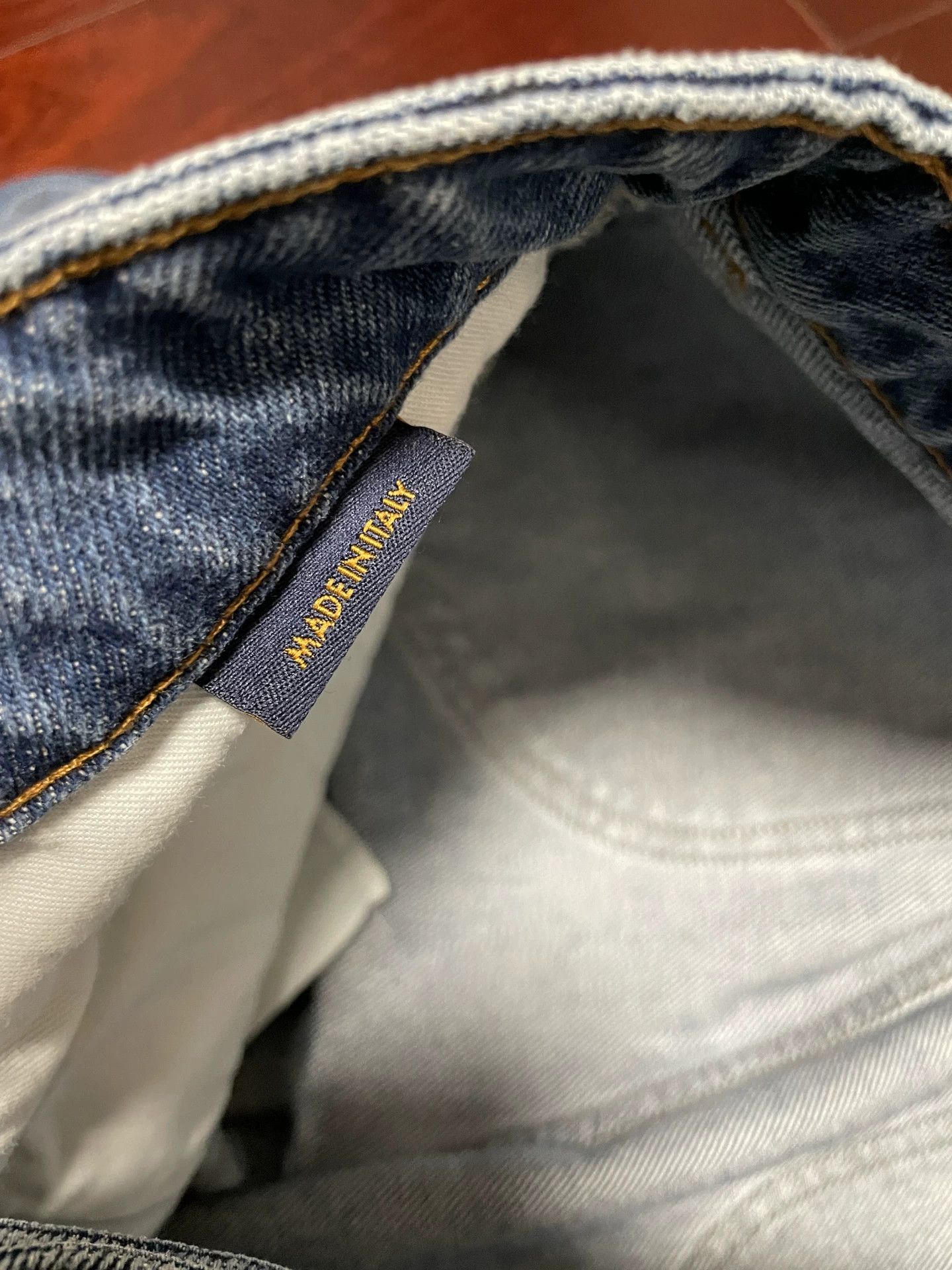 Louis Vuitton lv printed denim pants size 34 Size US 34 / EU 50 - 5 Thumbnail