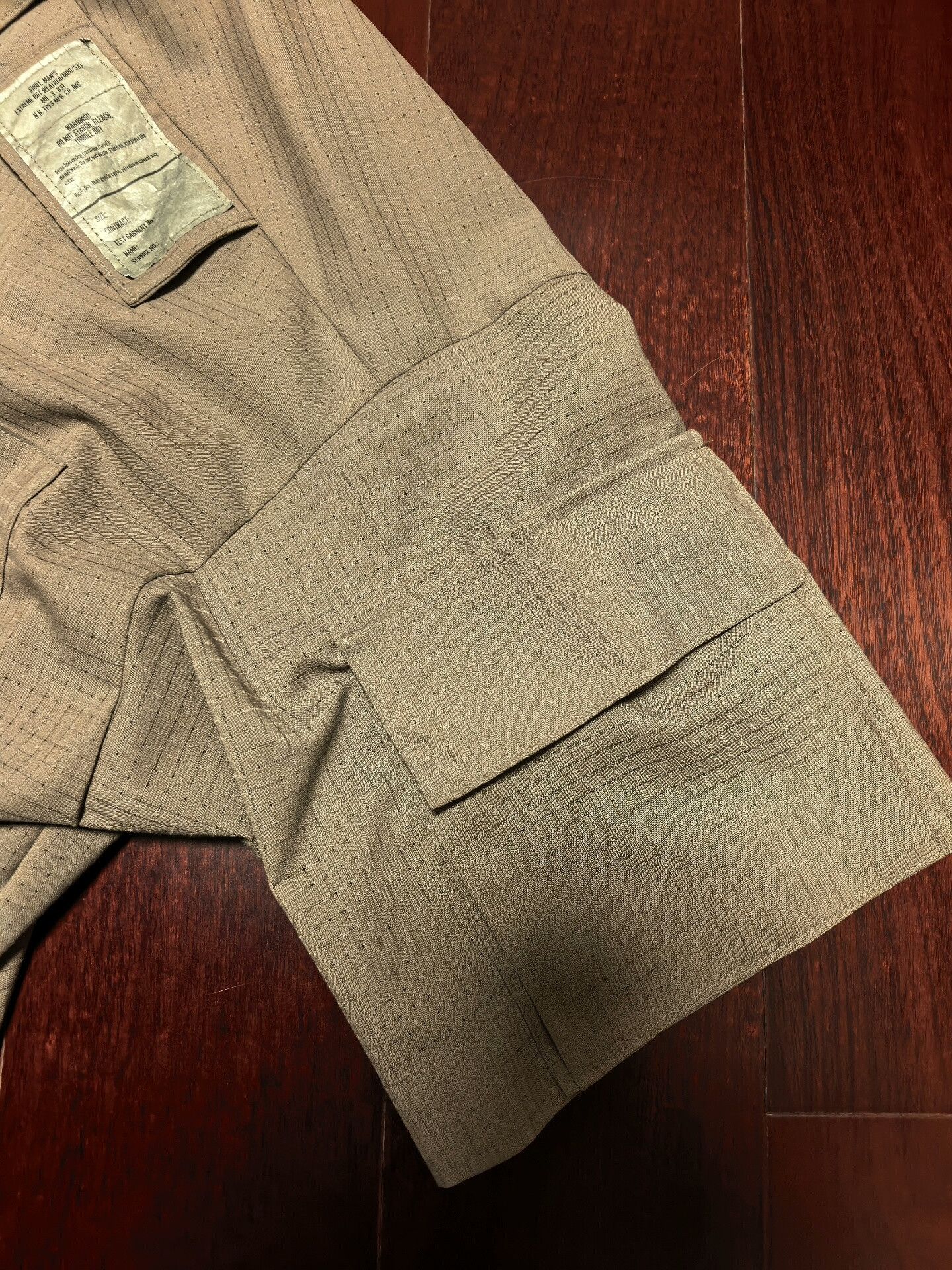 N.Hoolywood military short sleeve shirt in khaki Size US M / EU 48-50 / 2 - 4 Thumbnail