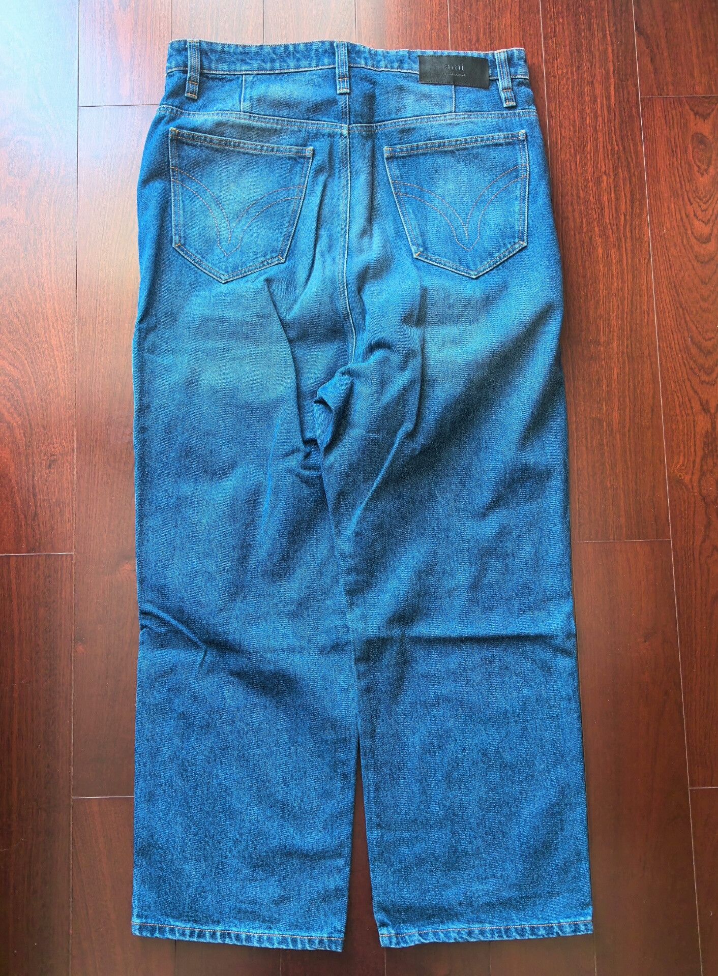 AMI loose straight-leg denim pants by AMI Size US 36 / EU 52 - 3 Thumbnail