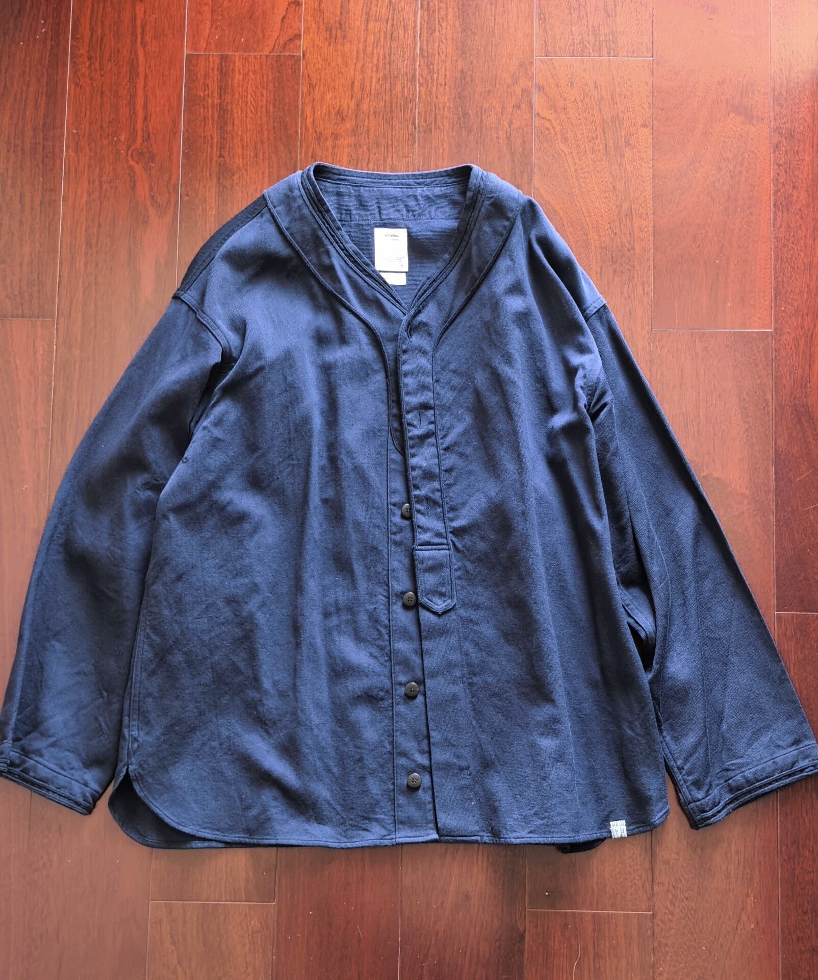 Visvim visvim wool linen blend baseball shirt Size US M / EU 48-50 / 2 - 2 Thumbnail