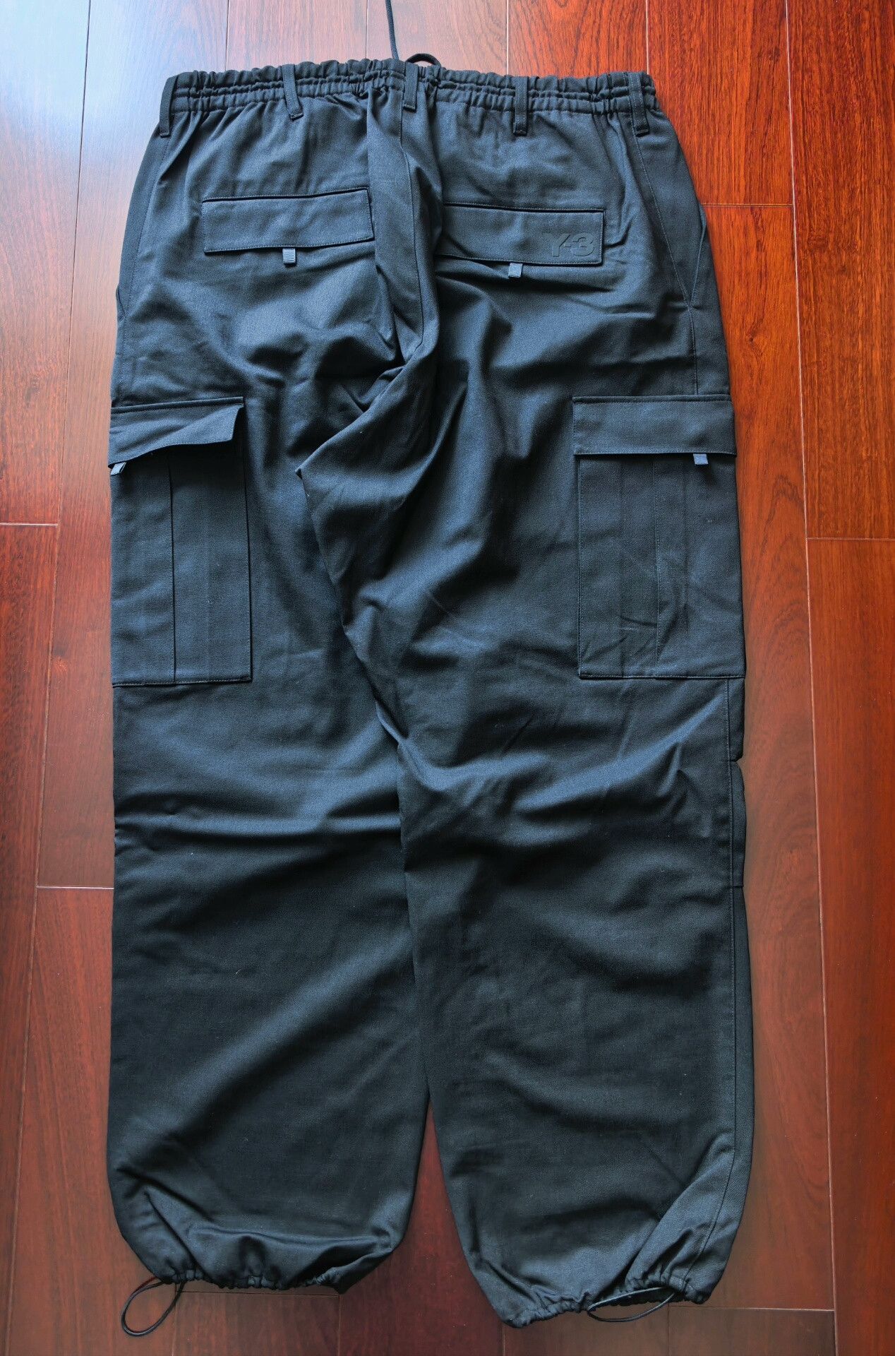 Y-3 Y-3 Black Wool Cargo Pants Size L Size US 31 - 4 Thumbnail