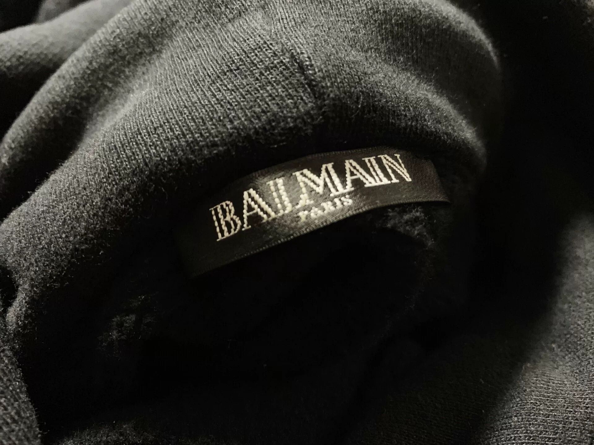 Balmain balmain embroidered fleece pullover hoodie Size US XL / EU 56 / 4 - 5 Thumbnail