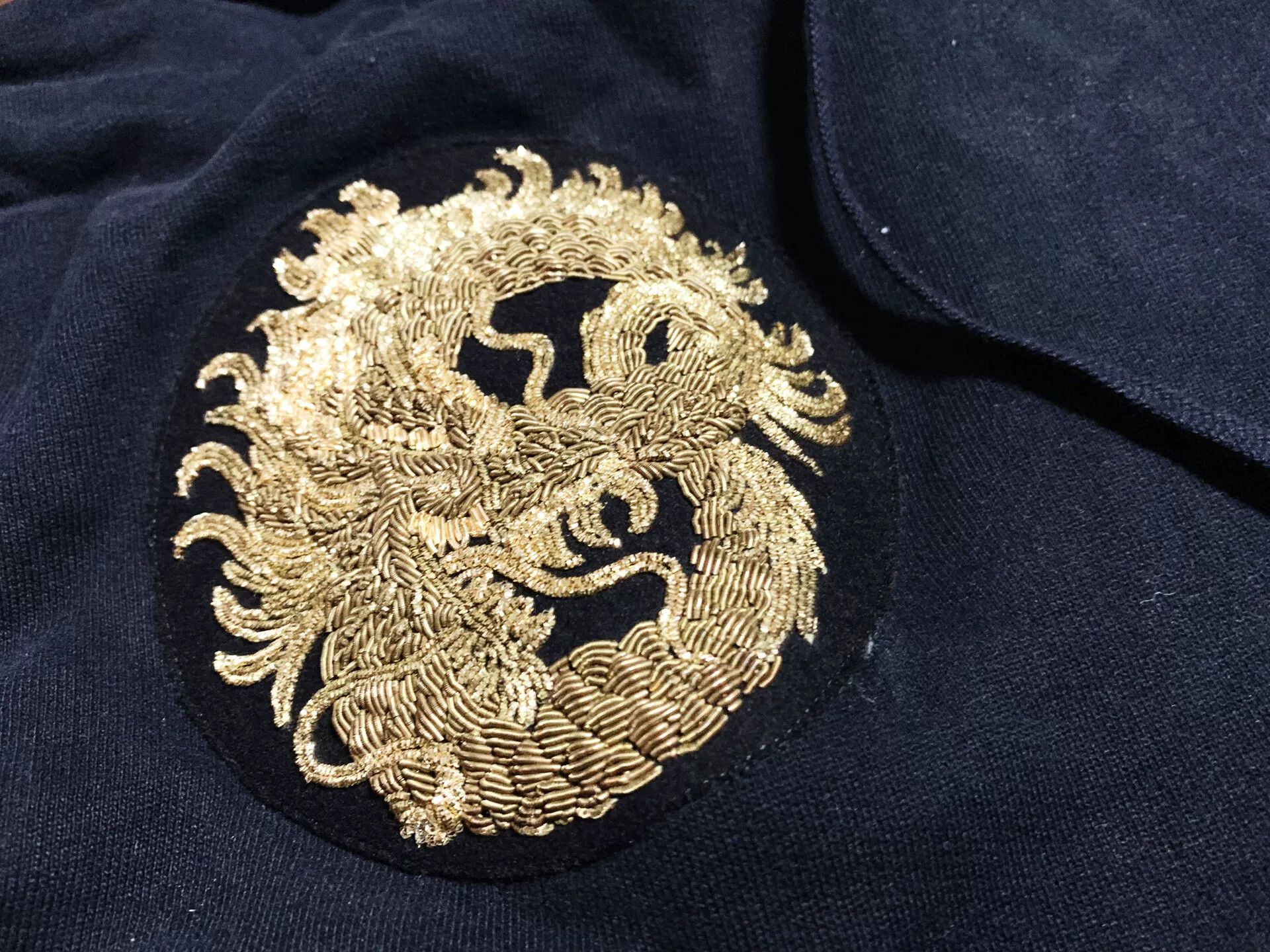 Balmain balmain embroidered fleece pullover hoodie Size US XL / EU 56 / 4 - 2 Thumbnail