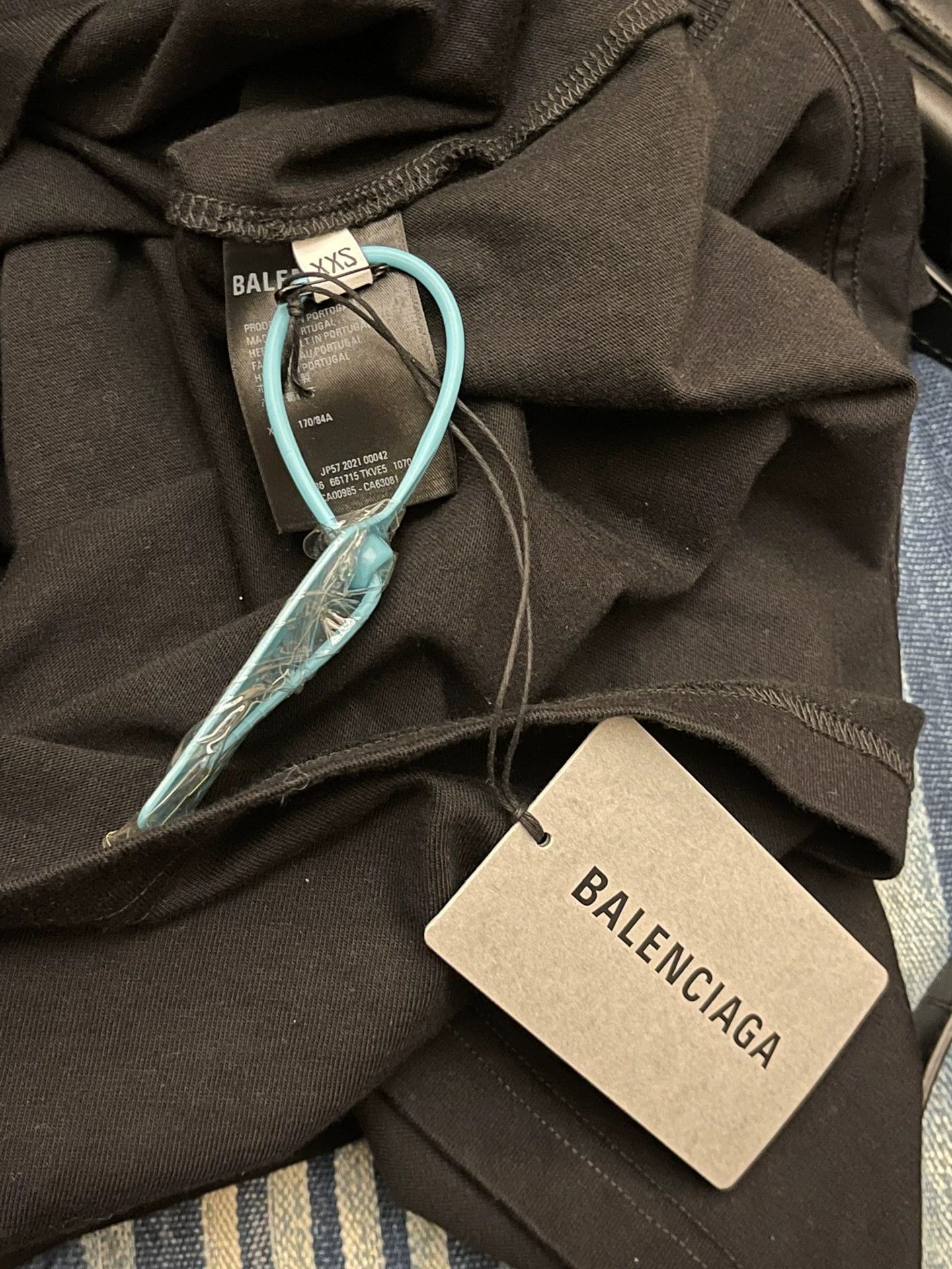 Balenciaga balenciaga black waterfall logo tee Size XS / US 0-2 / IT 36-38 - 5 Thumbnail