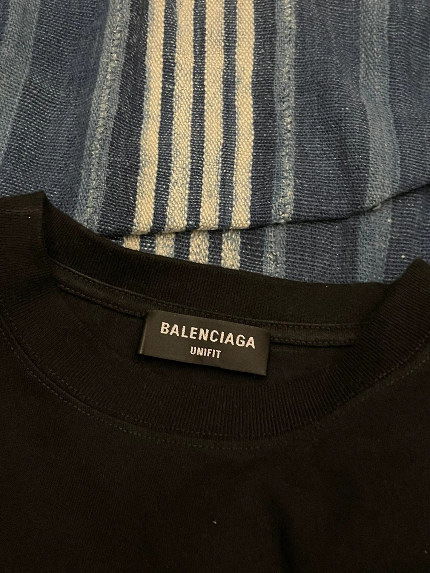 Balenciaga balenciaga black waterfall logo tee Size XS / US 0-2 / IT 36-38 - 4 Thumbnail
