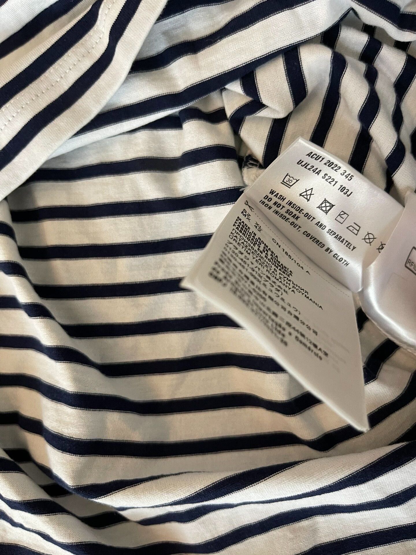 Prada prada striped long sleeve shirt in excellent condition Size US XL / EU 56 / 4 - 5 Thumbnail