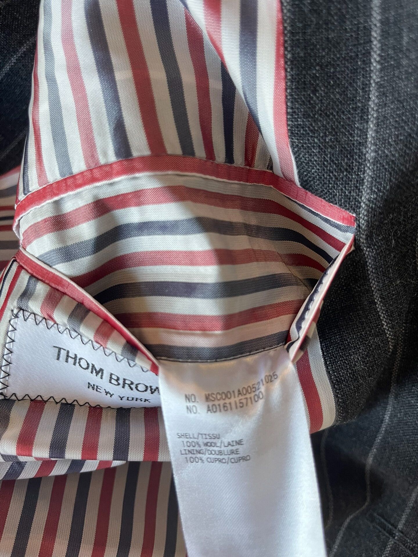Thom Browne thom browne striped suit jacket for men Size US M / EU 48-50 / 2 - 5 Thumbnail