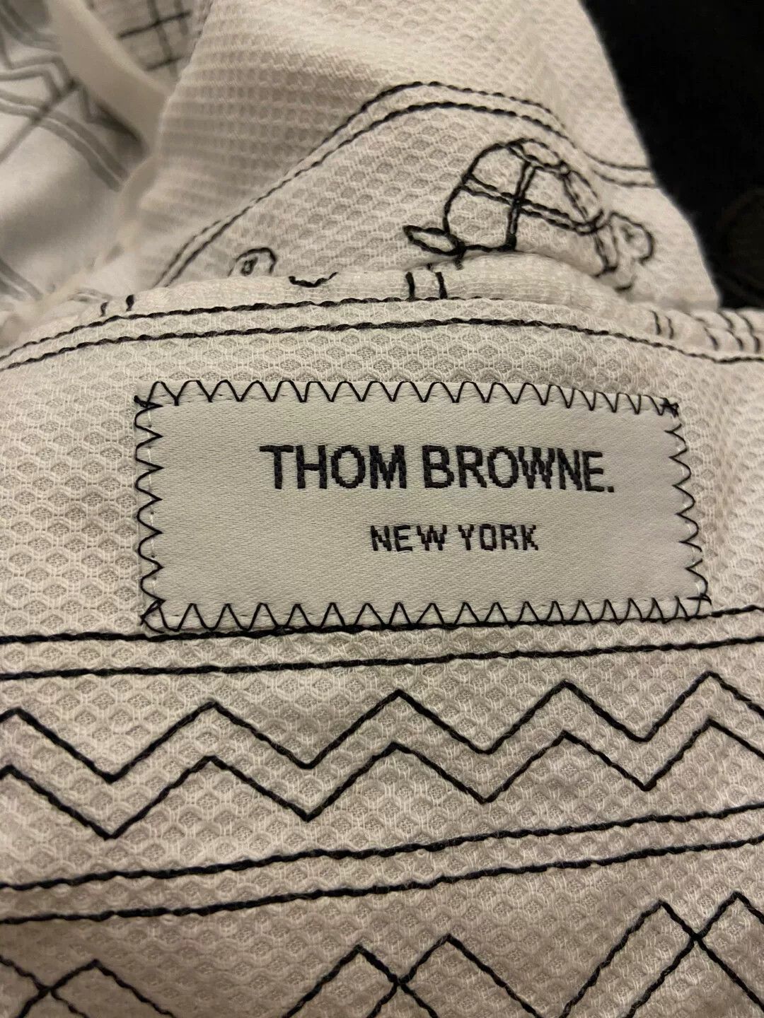 Thom Browne thom browne embroidered black coat with details Size US M / EU 48-50 / 2 - 6 Thumbnail