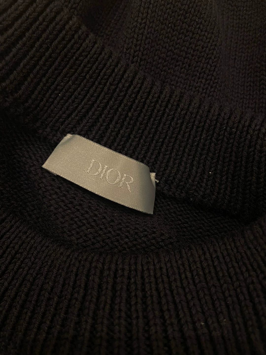 Dior dior logo sweater in navy blue Size US L / EU 52-54 / 3 - 5 Thumbnail