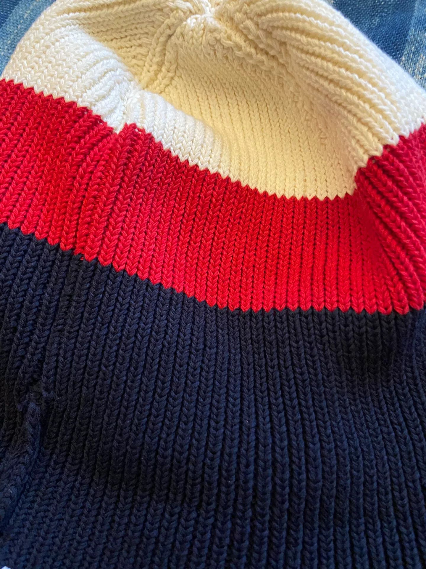 Thom Browne thom browne color block knit hat Size ONE SIZE - 2 Thumbnail