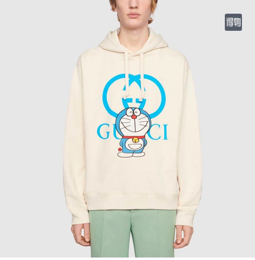 Gucci gucci doraemon hoodie in off-white color Size US L / EU 52-54 / 3 - 6 Thumbnail