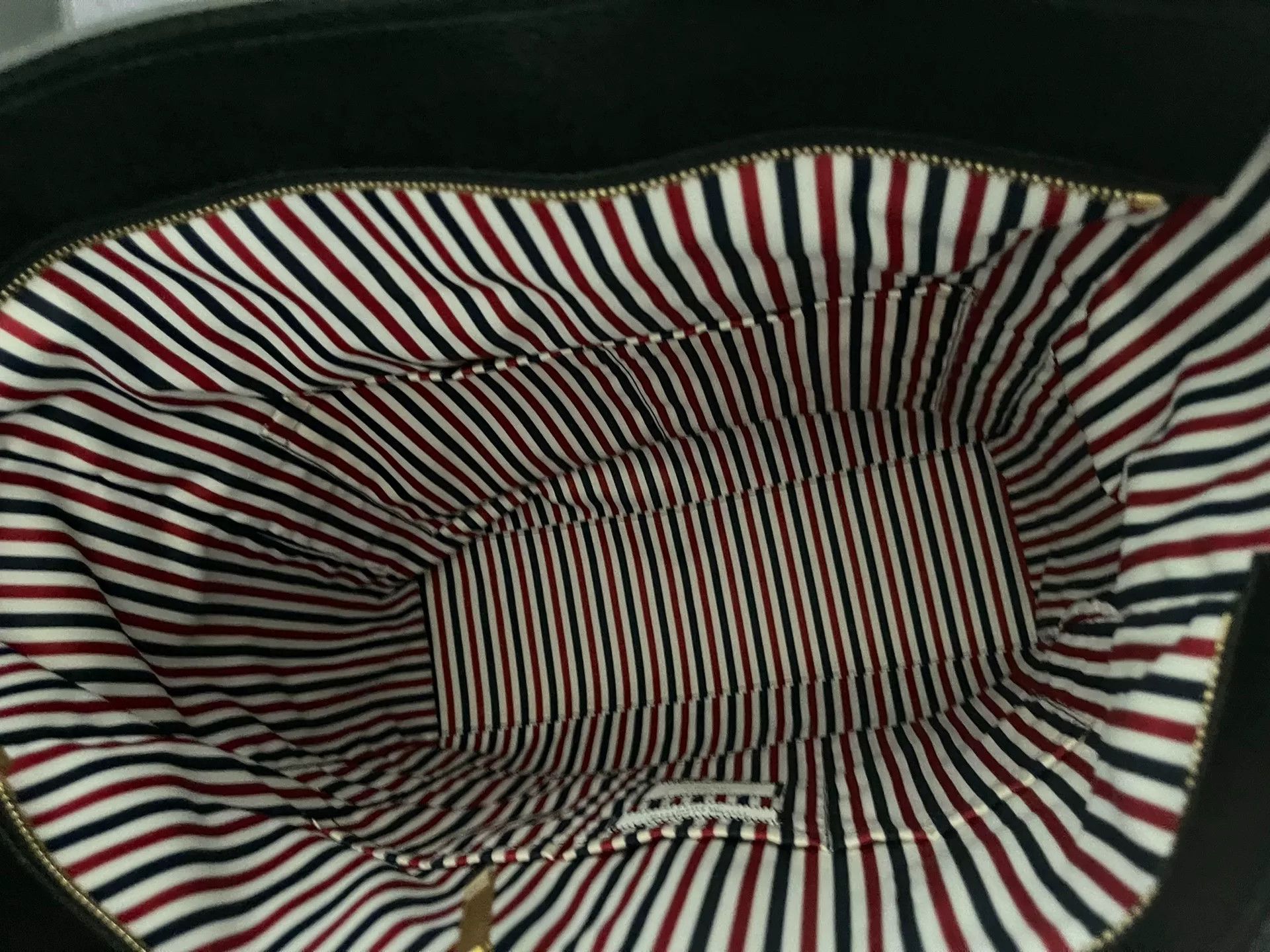 Thom Browne thom browne black tote bag with leather texture Size ONE SIZE - 4 Thumbnail