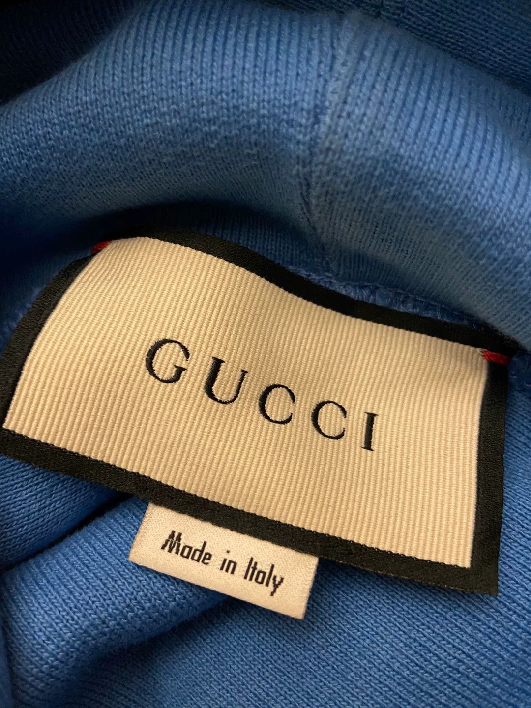 Gucci gucci blue hoodie with logo and stars Size US L / EU 52-54 / 3 - 6 Thumbnail