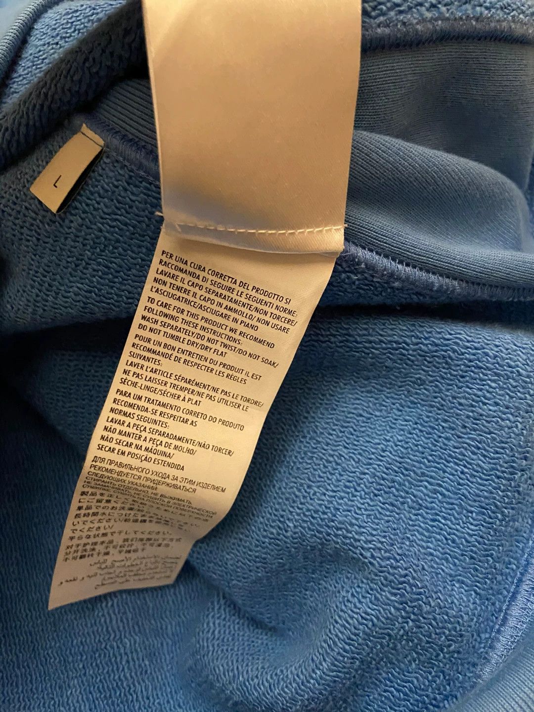 Gucci gucci blue hoodie with logo and stars Size US L / EU 52-54 / 3 - 4 Thumbnail