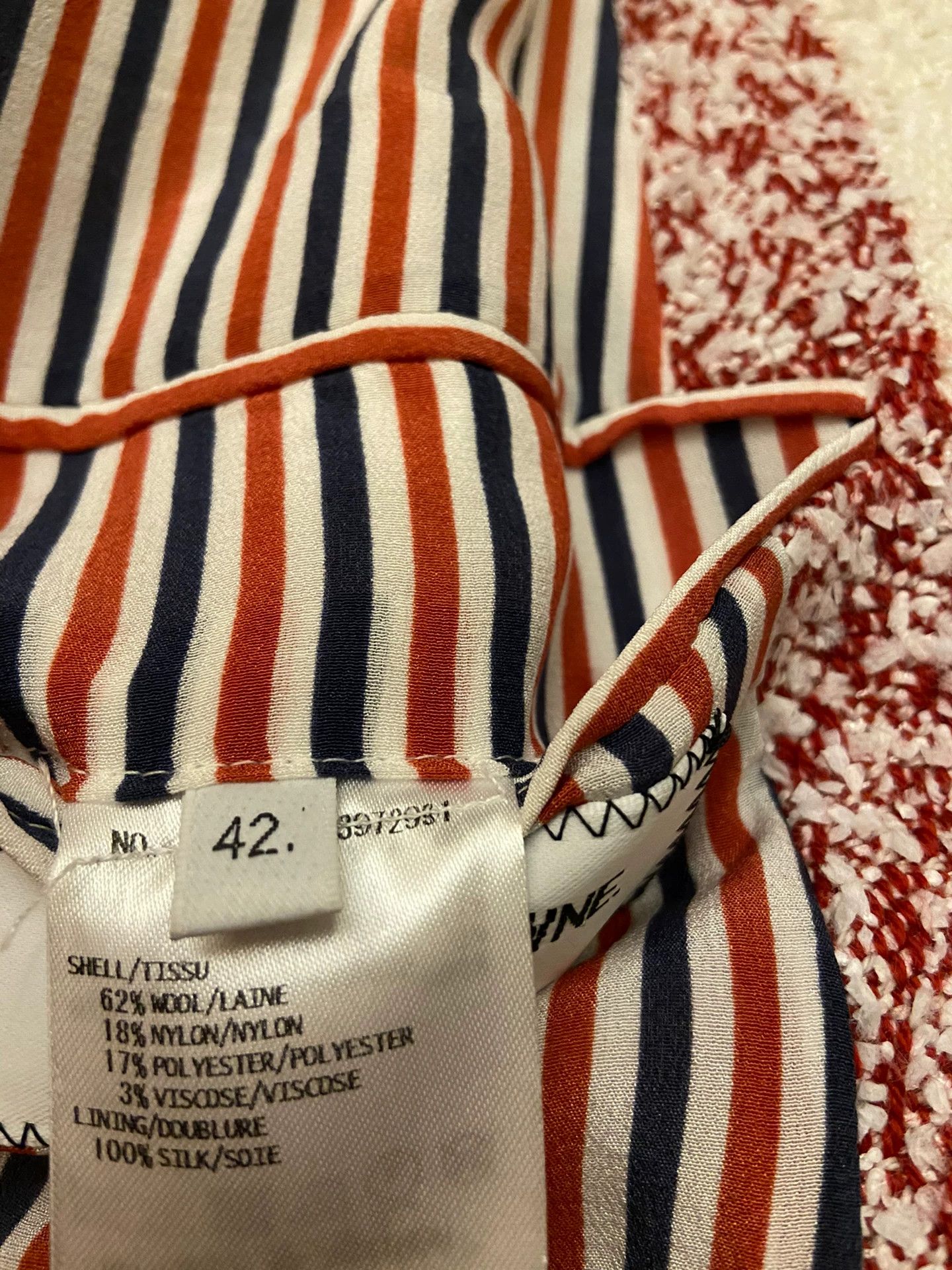 Thom Browne thom browne striped woven coat size 42 Size L / US 10 / IT 46 - 7 Thumbnail