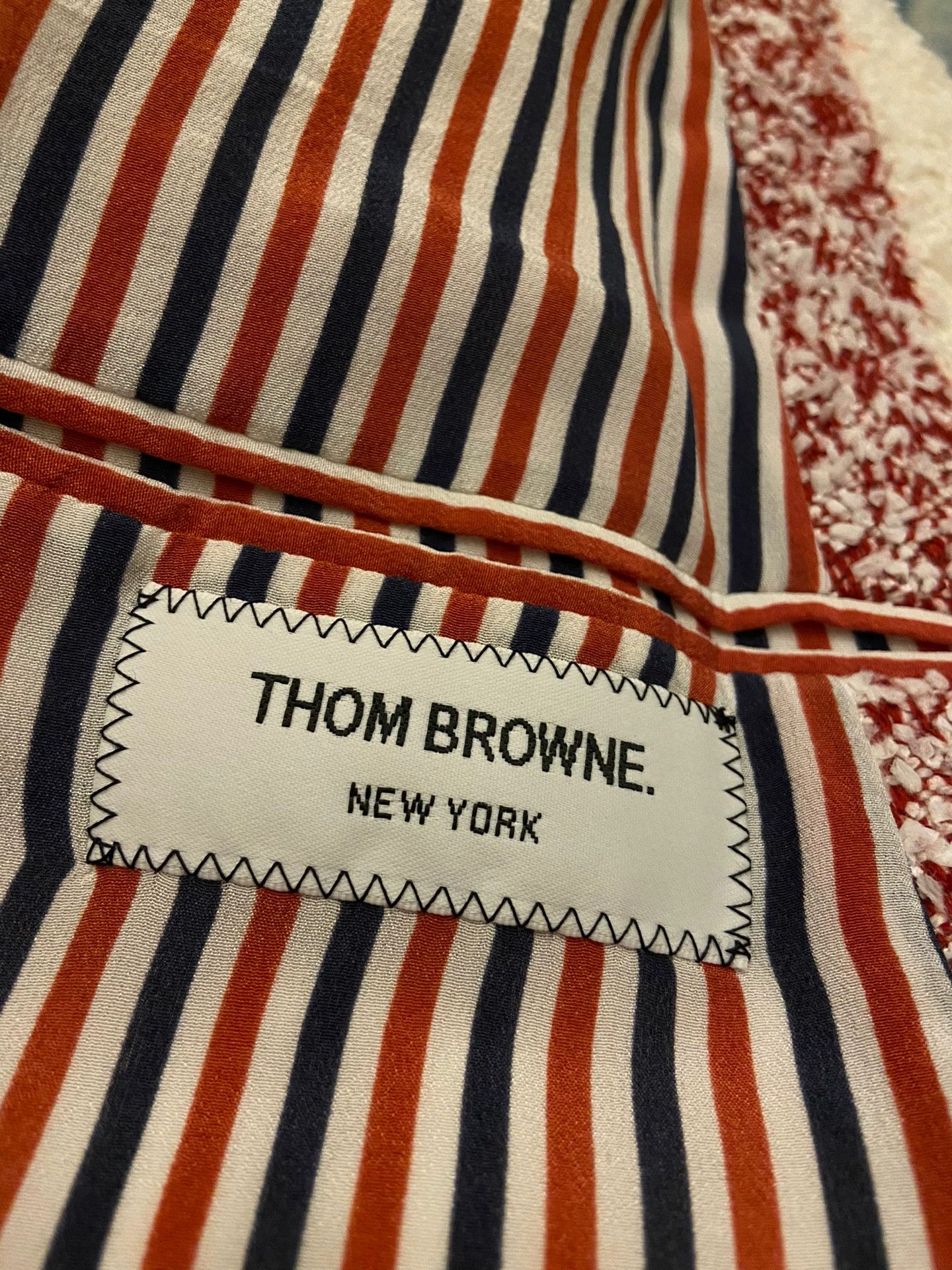 Thom Browne thom browne striped woven coat size 42 Size L / US 10 / IT 46 - 6 Thumbnail