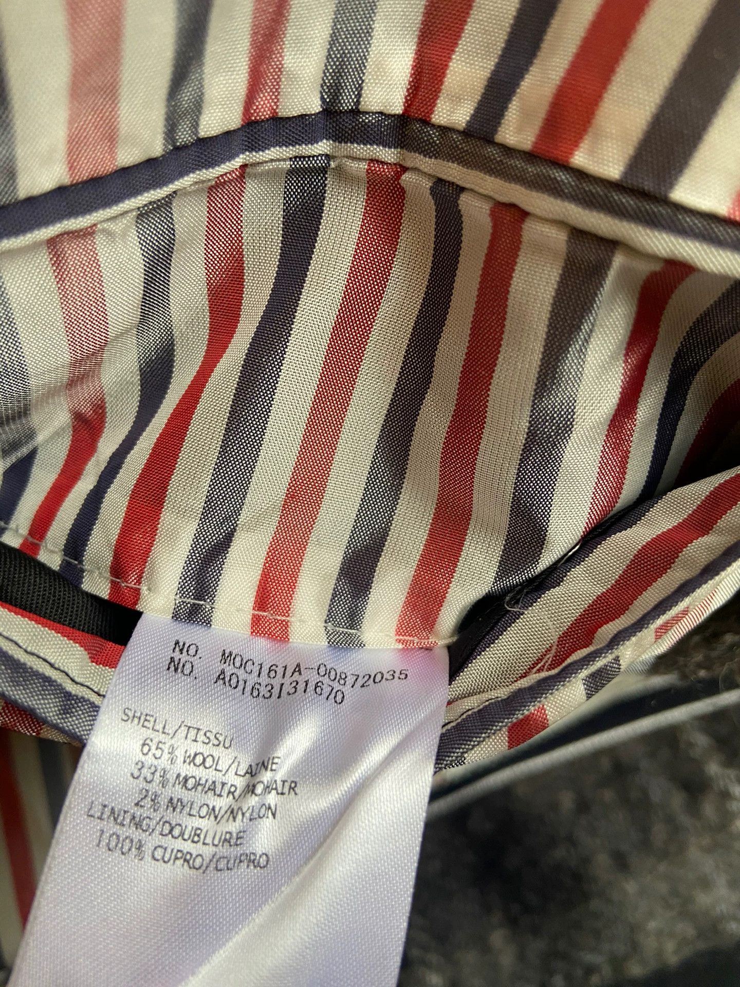Thom Browne thom browne double-breasted coat in grey Size US S / EU 44-46 / 1 - 6 Thumbnail