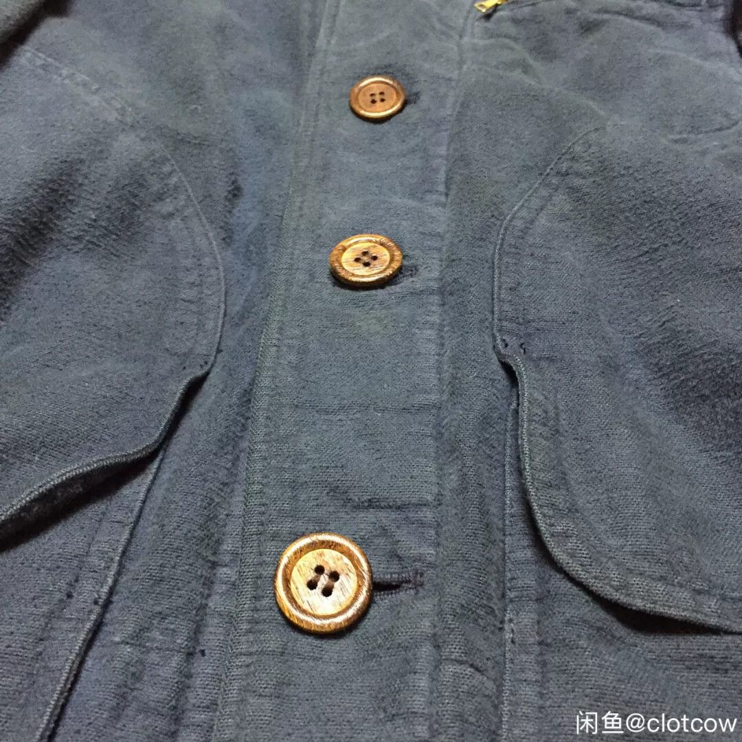 Visvim visvim blue hunting jacket with wood buttons Size US M / EU 48-50 / 2 - 3 Thumbnail