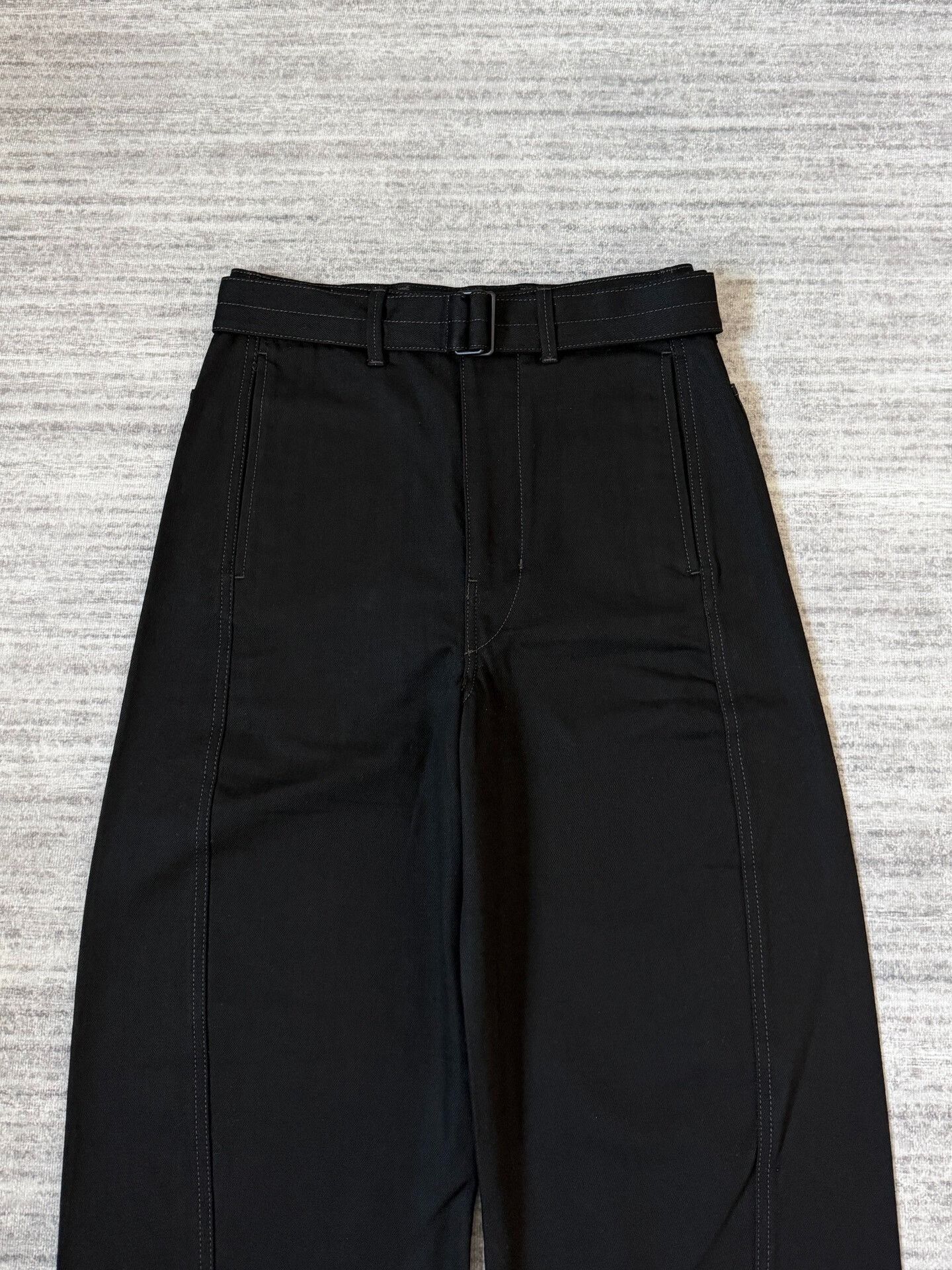 Lemaire Lemaire Twisted Belted Wide Leg Pants Size 22" - 2 Thumbnail