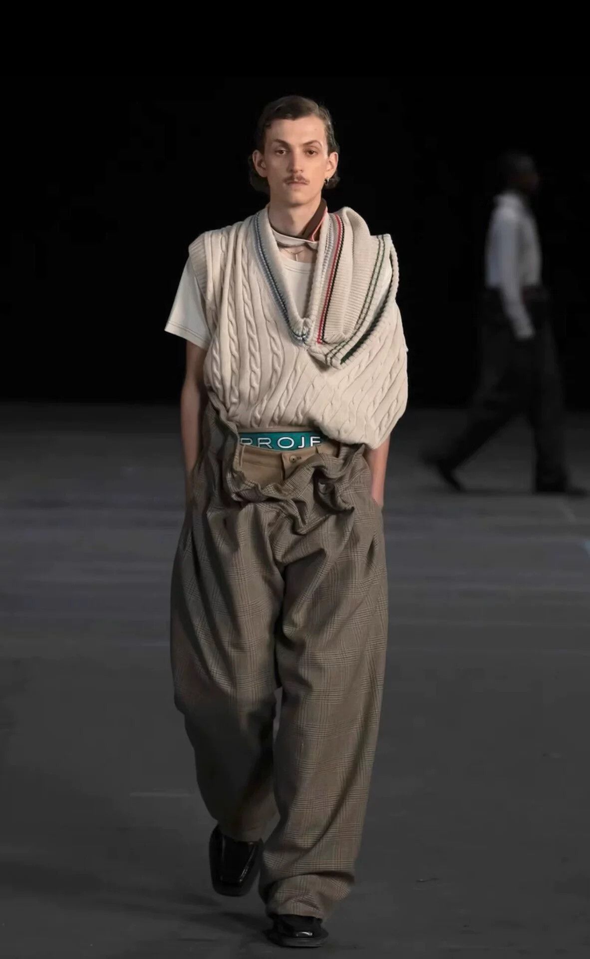 Y/Project asymmetric knitted vest with multiple collars Size US XS / EU 42 / 0 - 9 Thumbnail