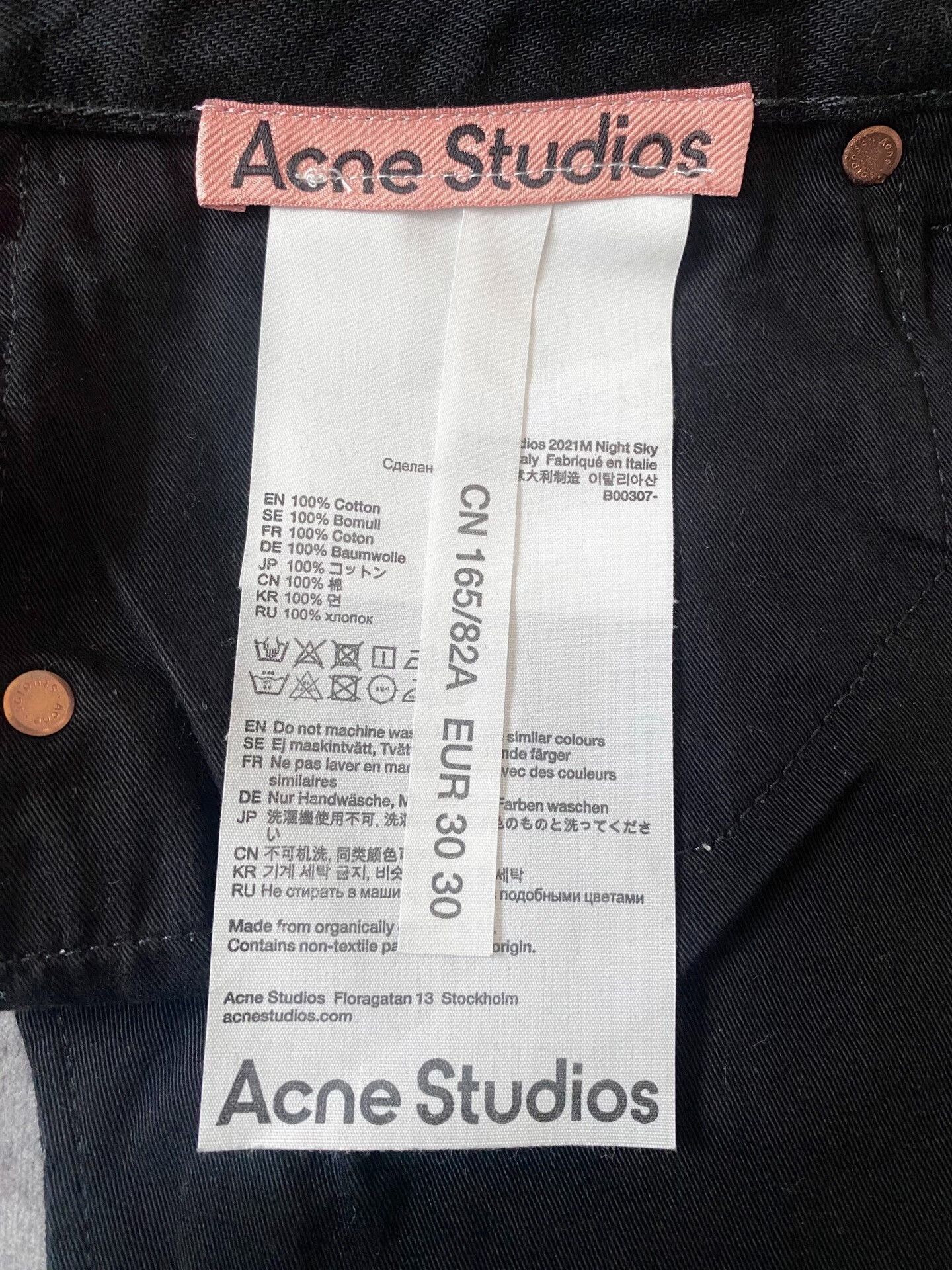 Acne Studios Acne Studios Distressed Black Denim Flared Pants Size US 30 / EU 46 - 7 Thumbnail