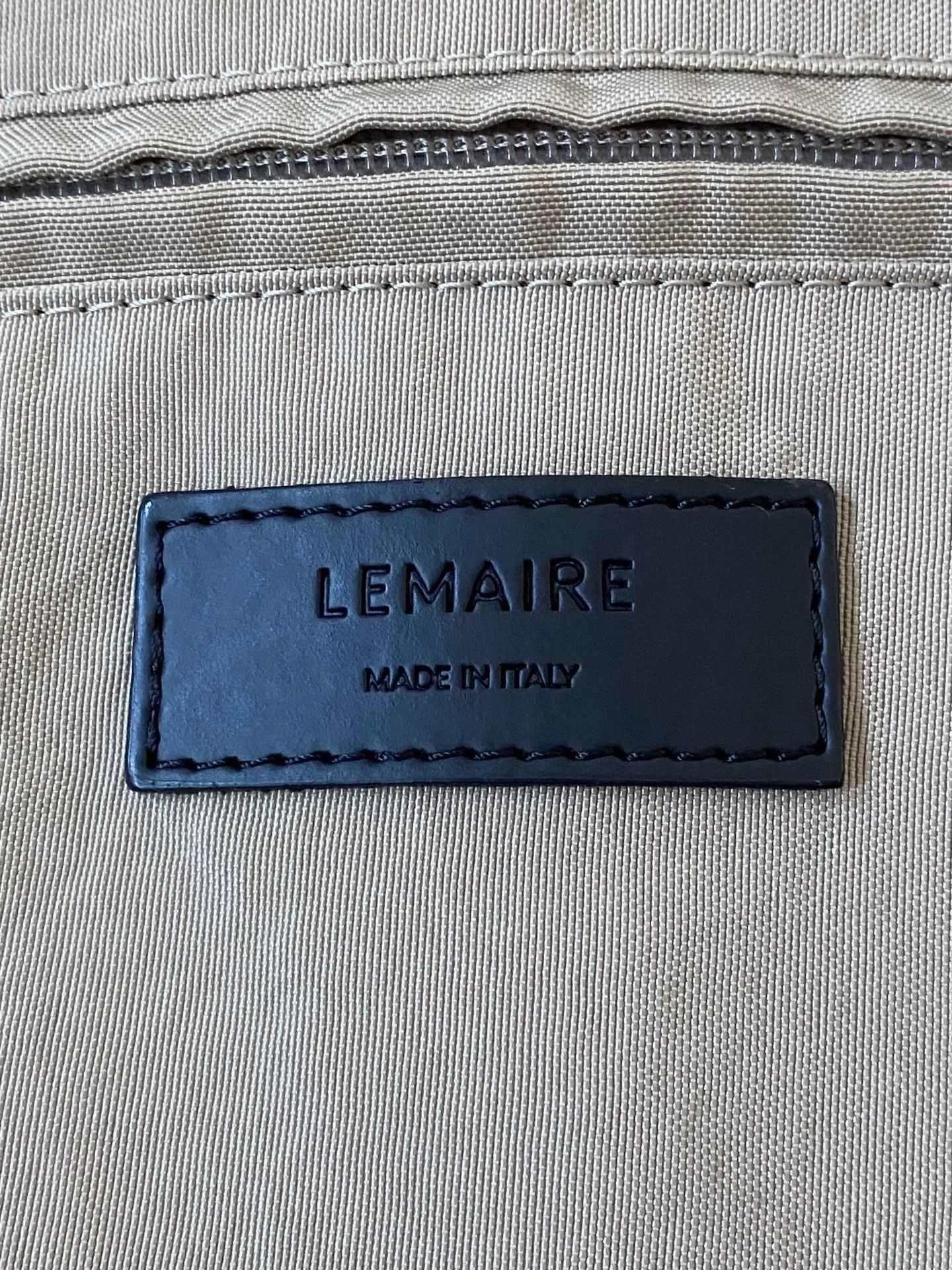 Lemaire Lemaire Soft Game Khaki Crossbody Canvas Bag Size ONE SIZE - 8 Thumbnail