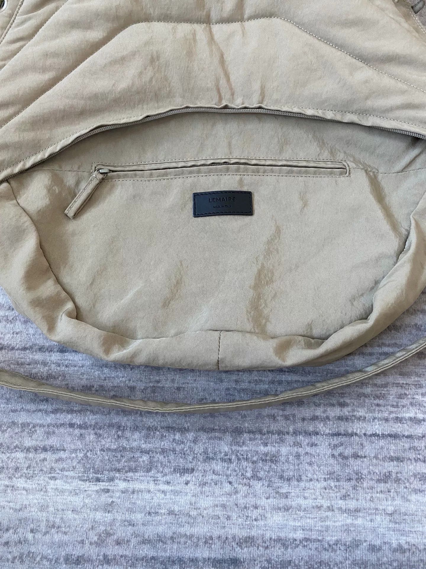 Lemaire Lemaire Soft Game Khaki Crossbody Canvas Bag Size ONE SIZE - 7 Thumbnail