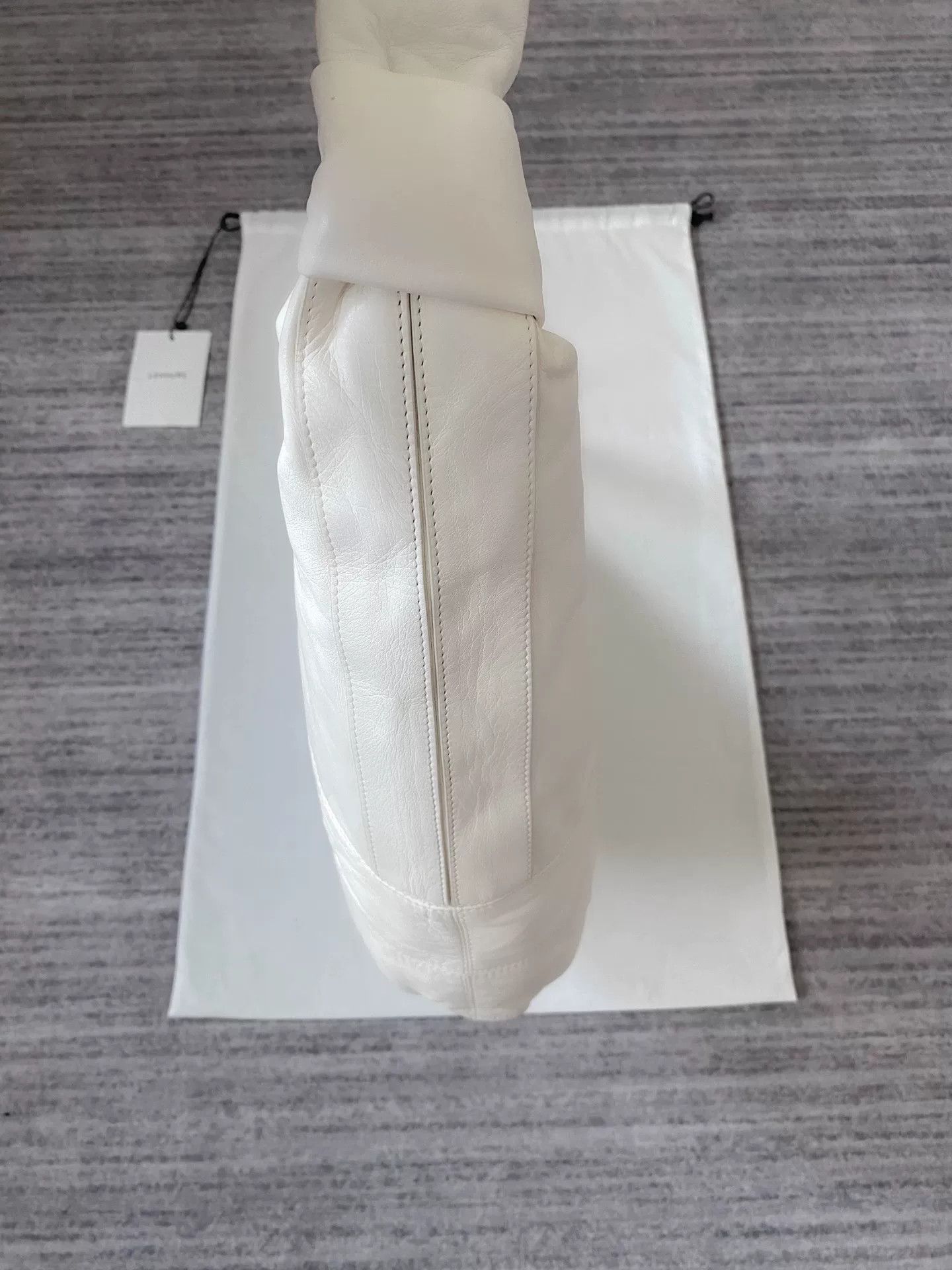 Lemaire Large White Lambskin Croissant Bag Size ONE SIZE - 5 Thumbnail