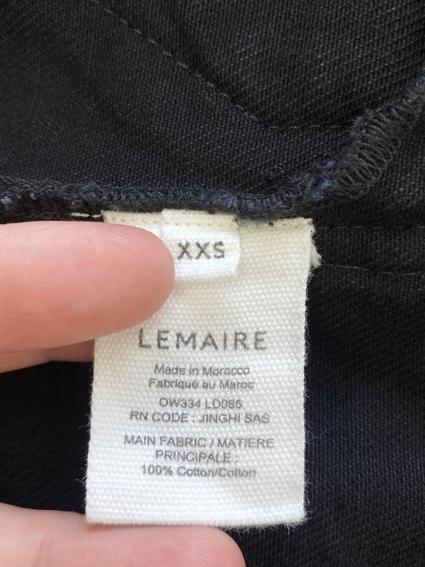 Lemaire black double-breasted jacket with collar Size US XXS / EU 40 - 7 Thumbnail