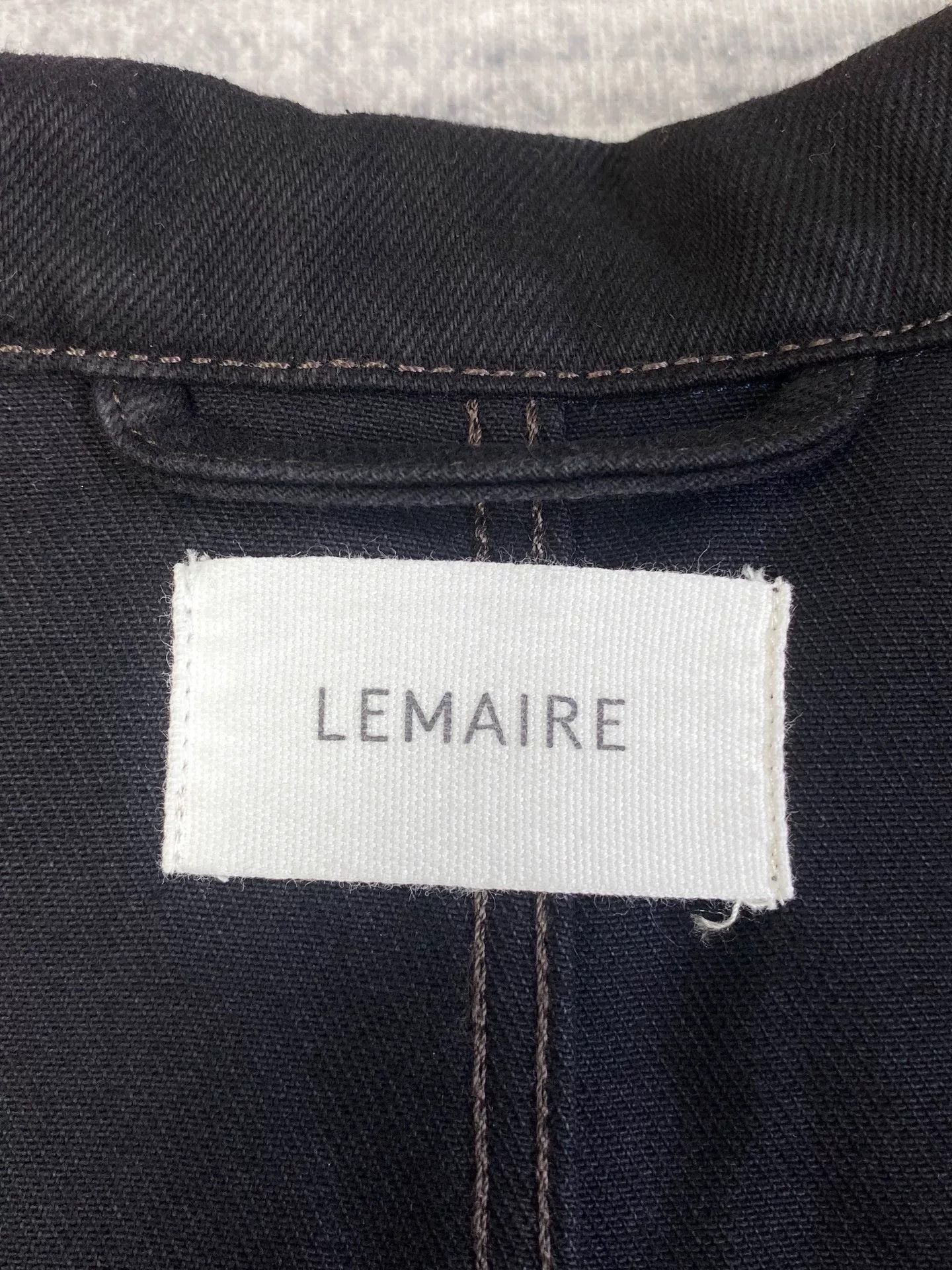 Lemaire black double-breasted jacket with collar Size US XXS / EU 40 - 6 Thumbnail