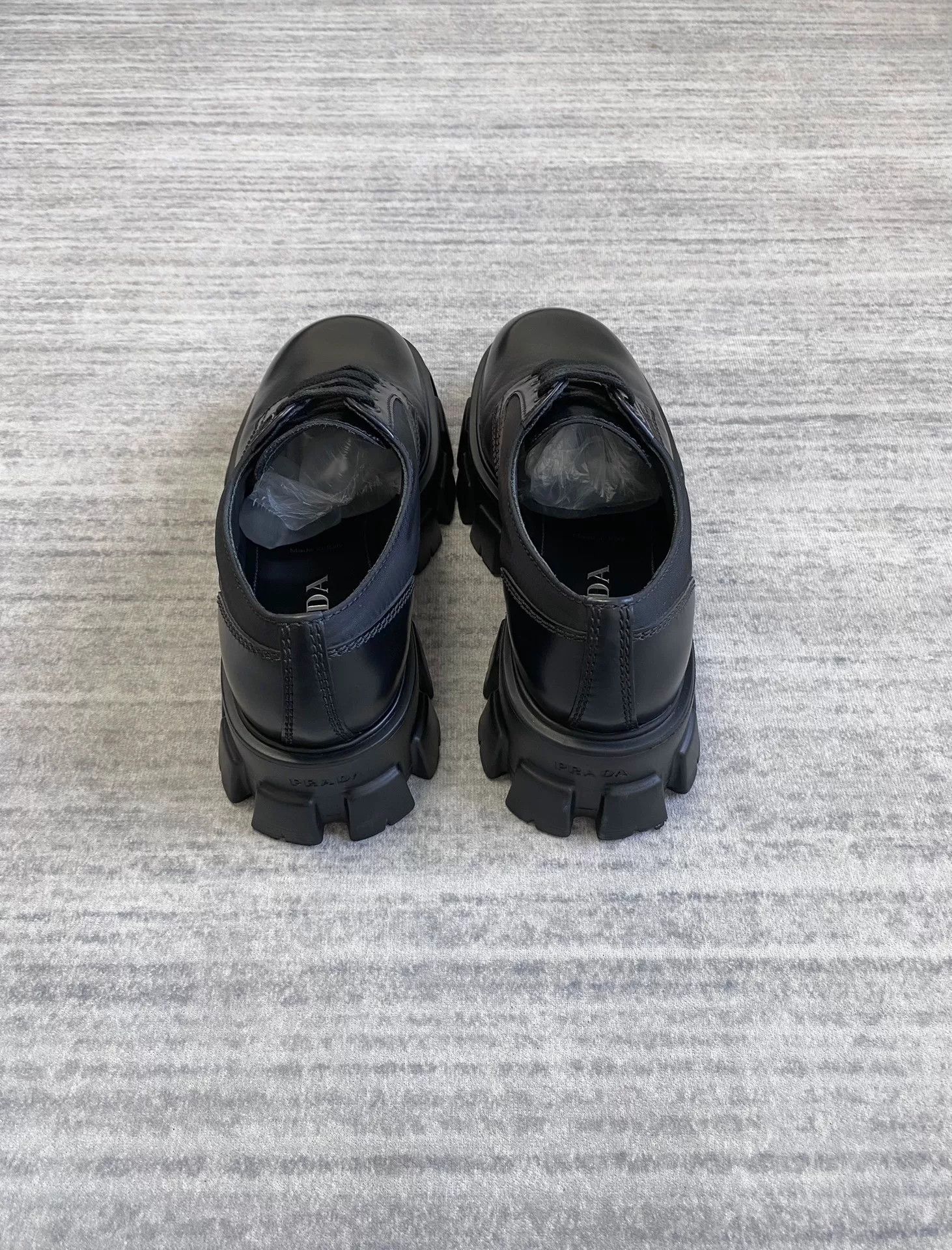 Prada prada monolith thick-soled derby shoes Size US 8.5 / EU 41-42 - 5 Thumbnail