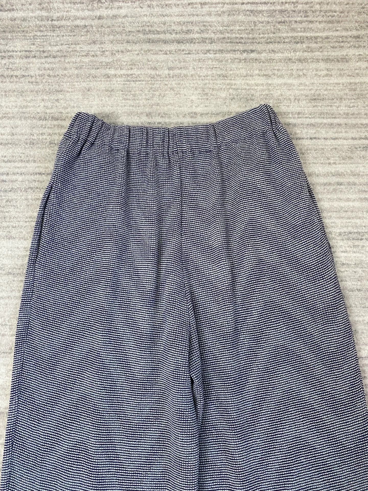 ISA BOULDER Striped High-Waisted Wide Leg Trousers Size 22" - 5 Thumbnail