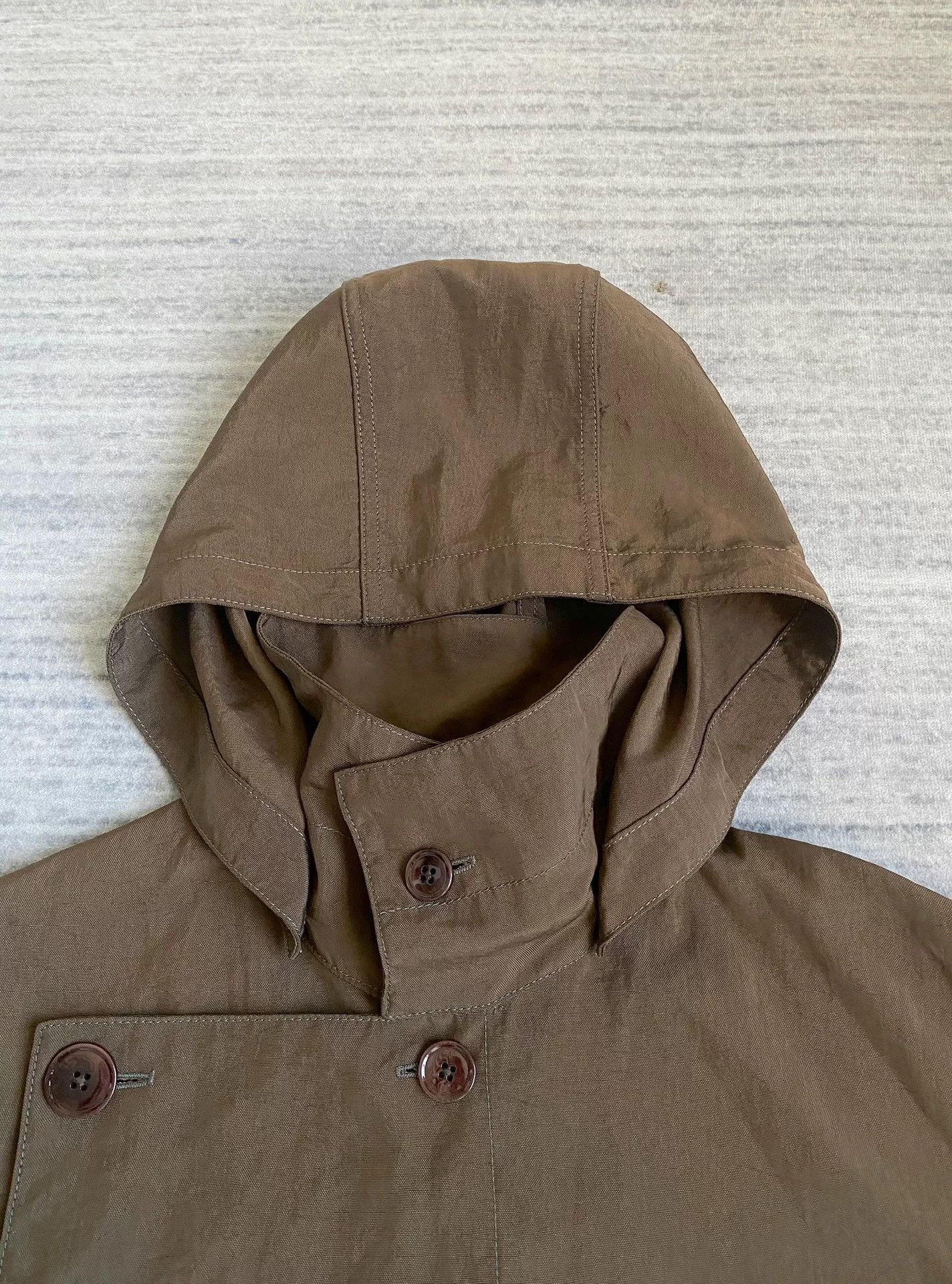Lemaire brown belted trench coat with military silhouette Size US XL / EU 56 / 4 - 3 Thumbnail