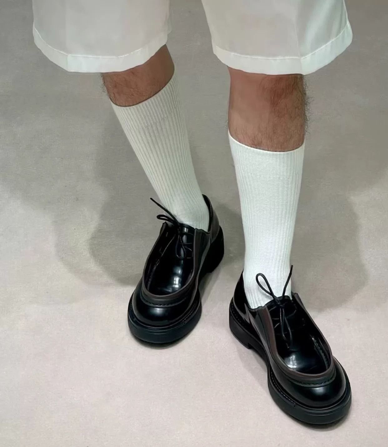 Prada prada raf simons black derby leather shoes Size US 6 / EU 39 - 9 Thumbnail