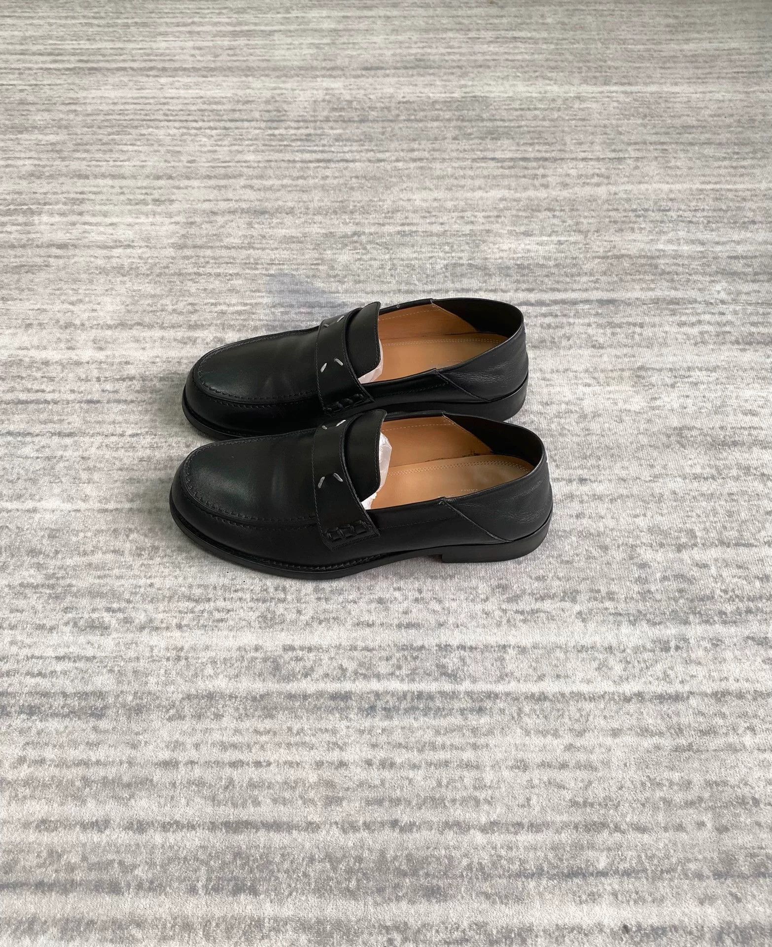 Maison Margiela Maison Margiela Black Leather Mary Jane Loafers Size US 6.5 / EU 39-40 - 3 Thumbnail