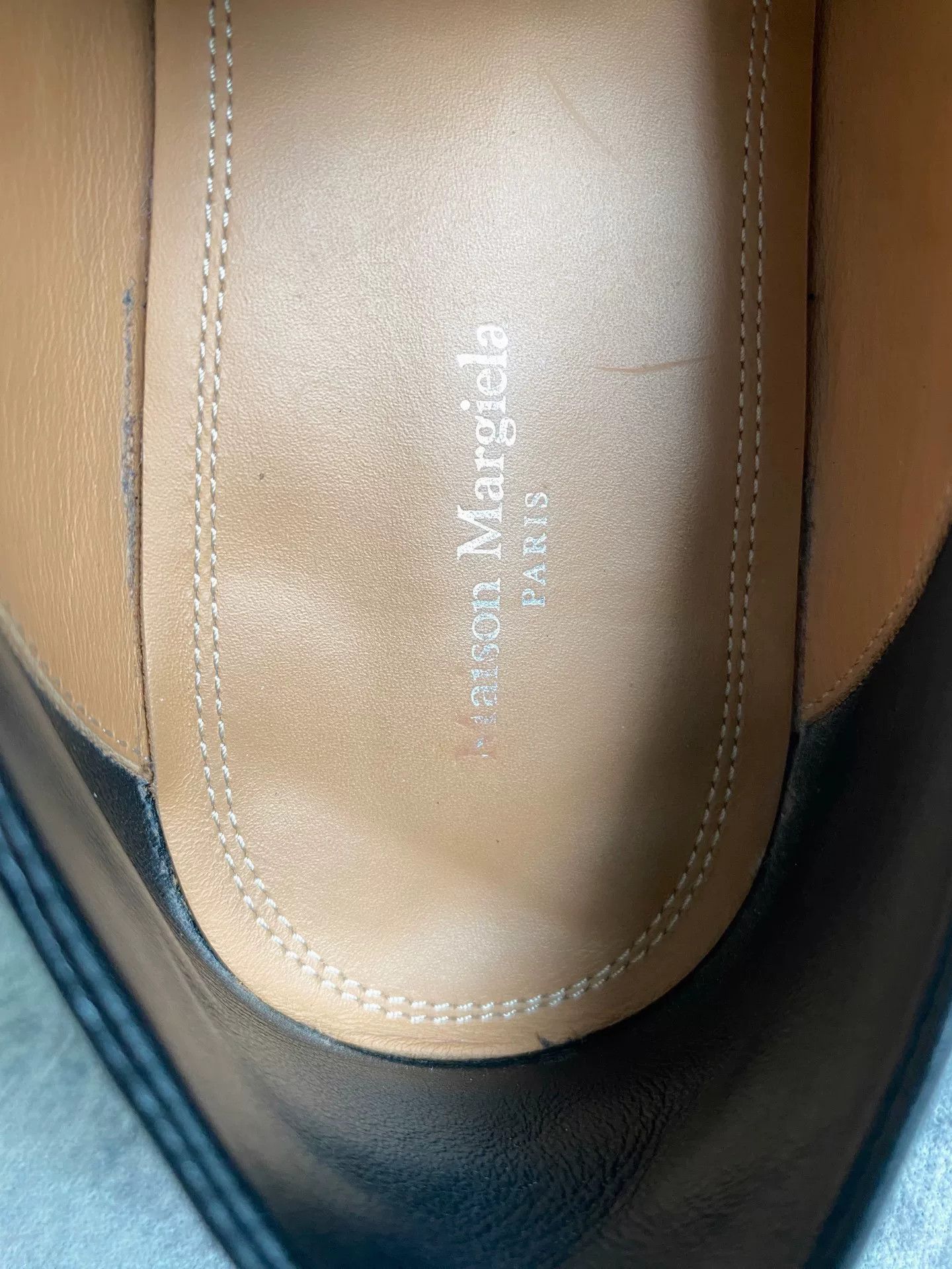 Maison Margiela Maison Margiela Black Leather Mary Jane Loafers Size US 6.5 / EU 39-40 - 8 Thumbnail