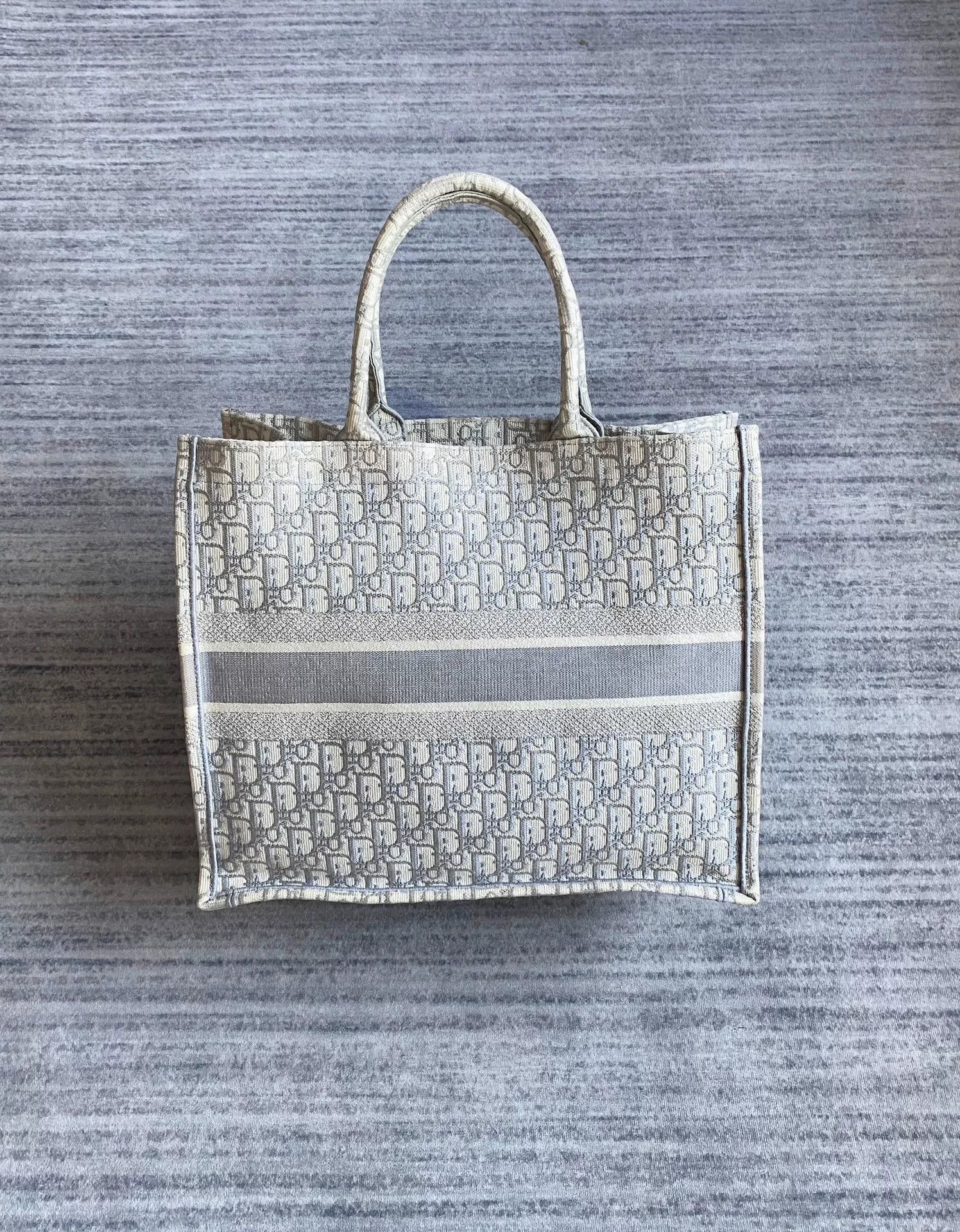 Dior dior gray logo tote bag large size Size ONE SIZE - 2 Thumbnail