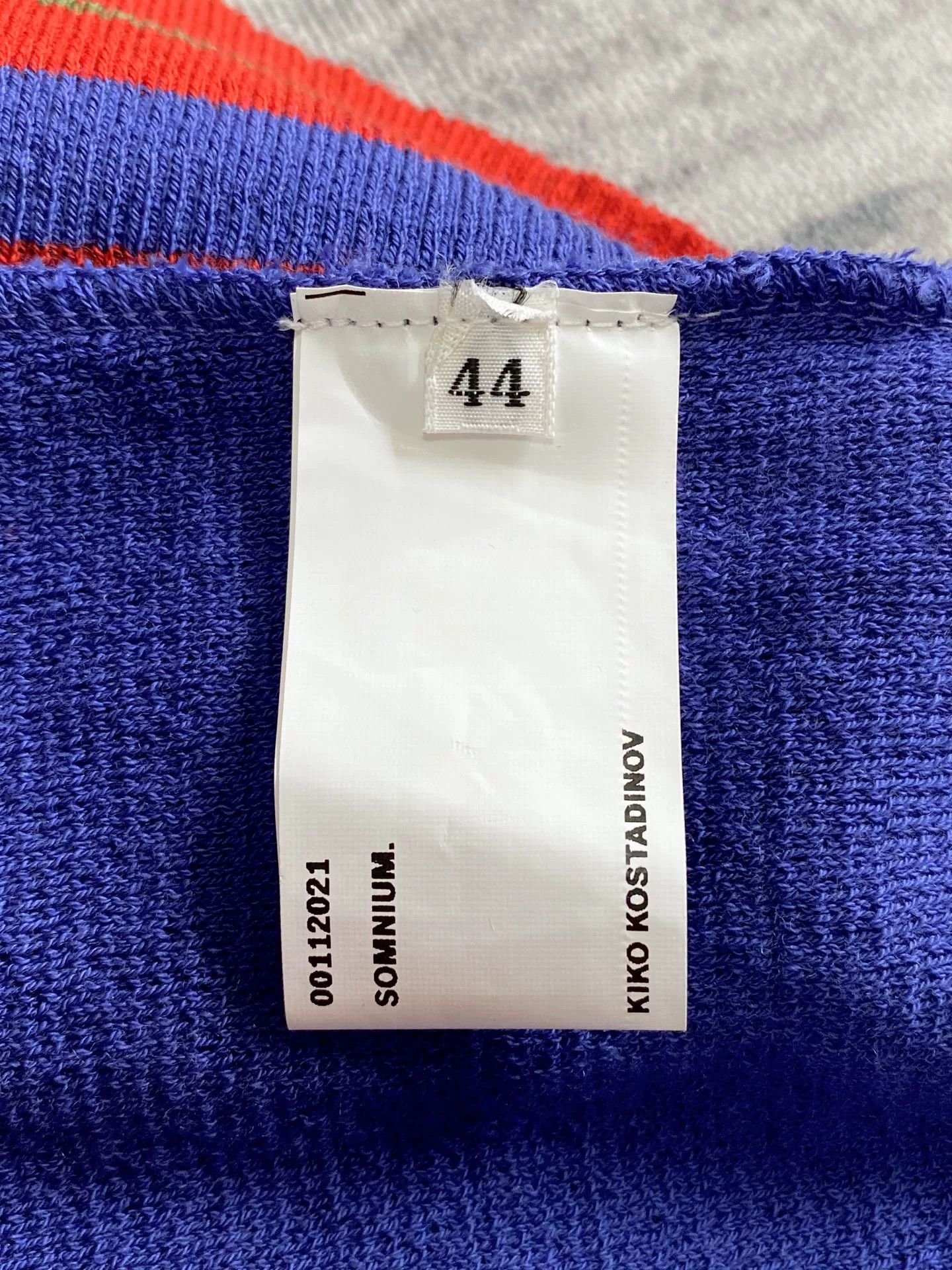 Kiko Kostadinov Kiko Kostadinov Purple Knit Vest with Color Blocks Size US L / EU 52-54 / 3 - 6 Thumbnail