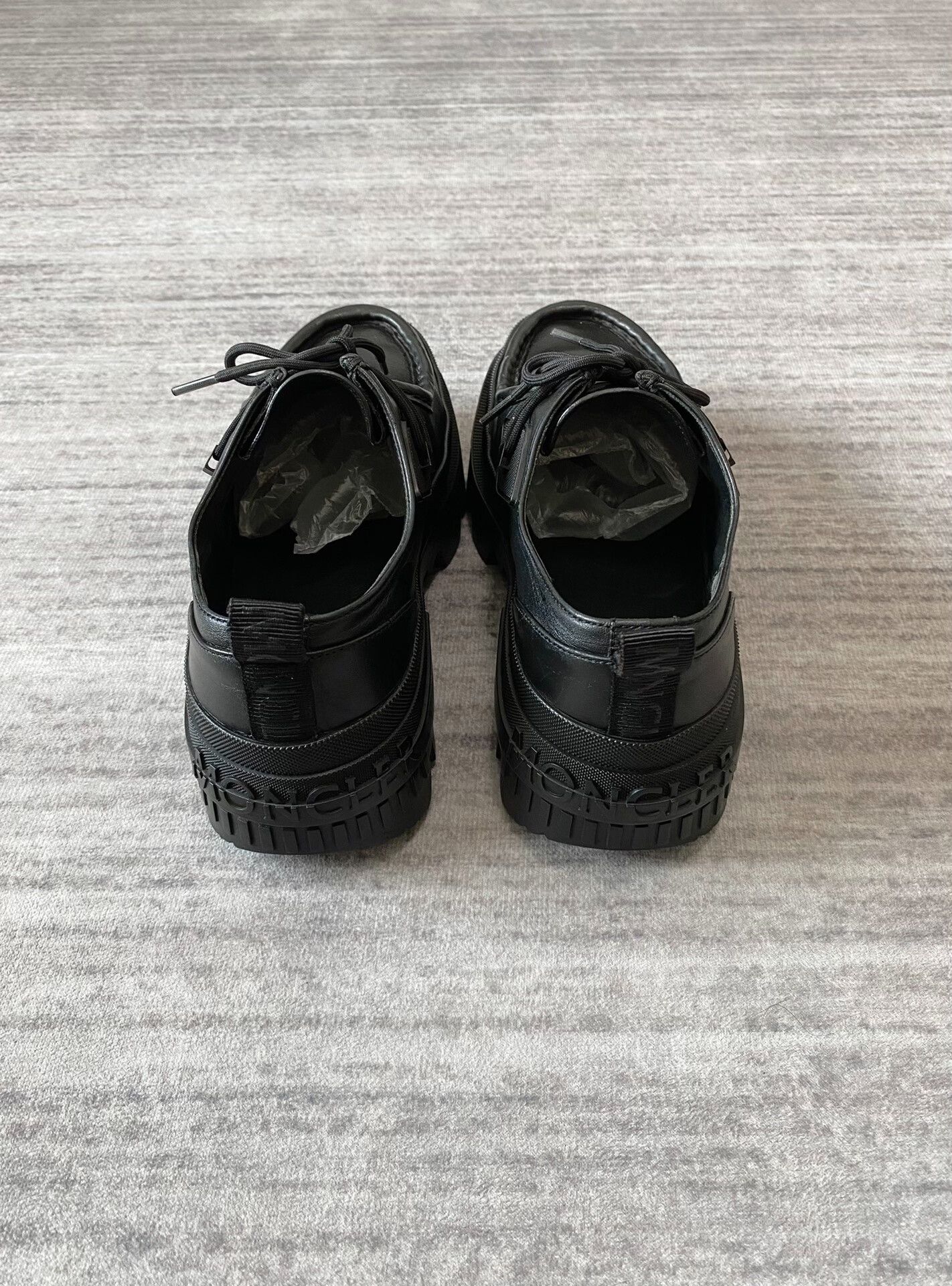 Moncler Moncler Black Layered Derby Loafers Size US 8.5 / EU 41-42 - 5 Thumbnail