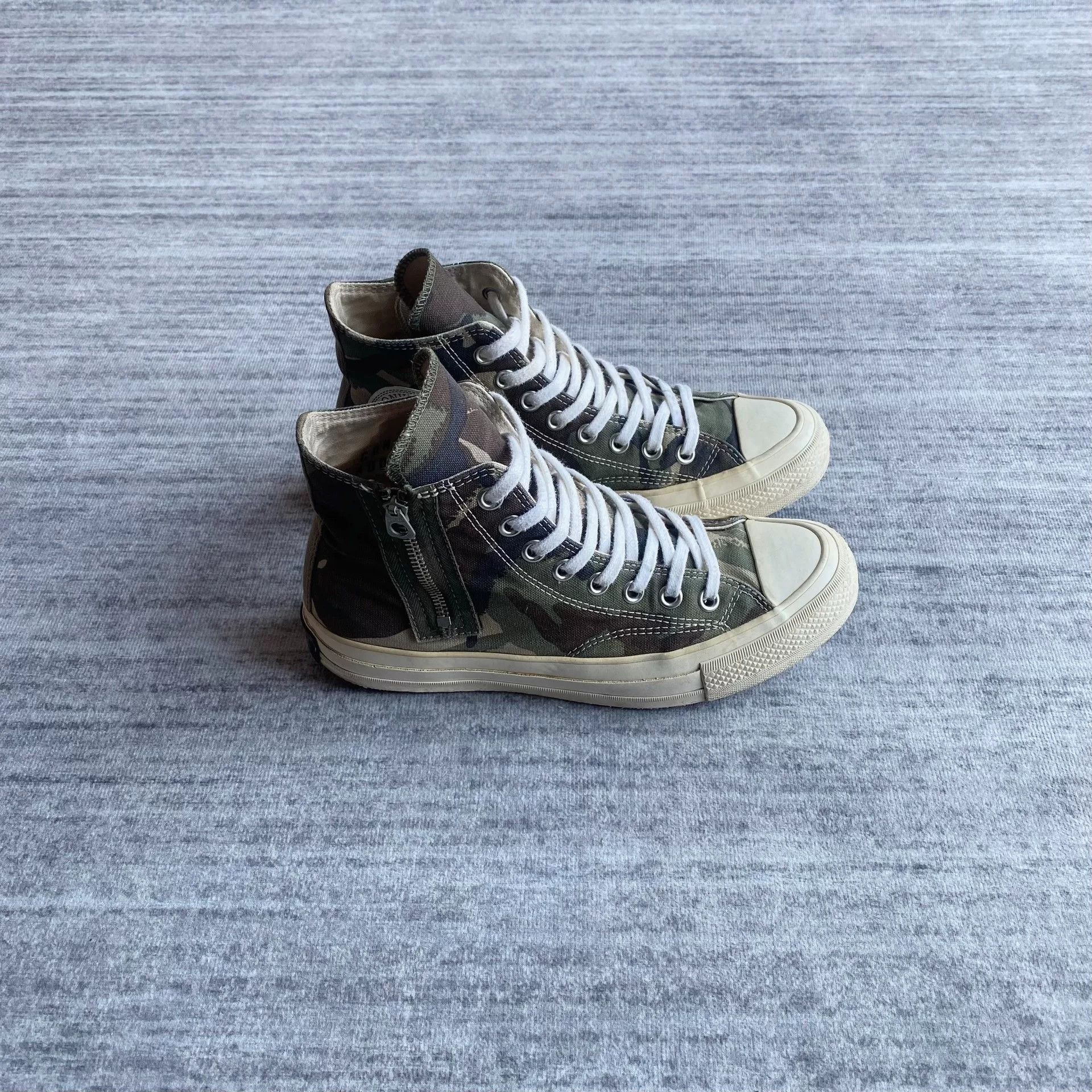 Nigo converse addict nigo camouflage high tops Size US 7 / EU 40 - 2 Thumbnail