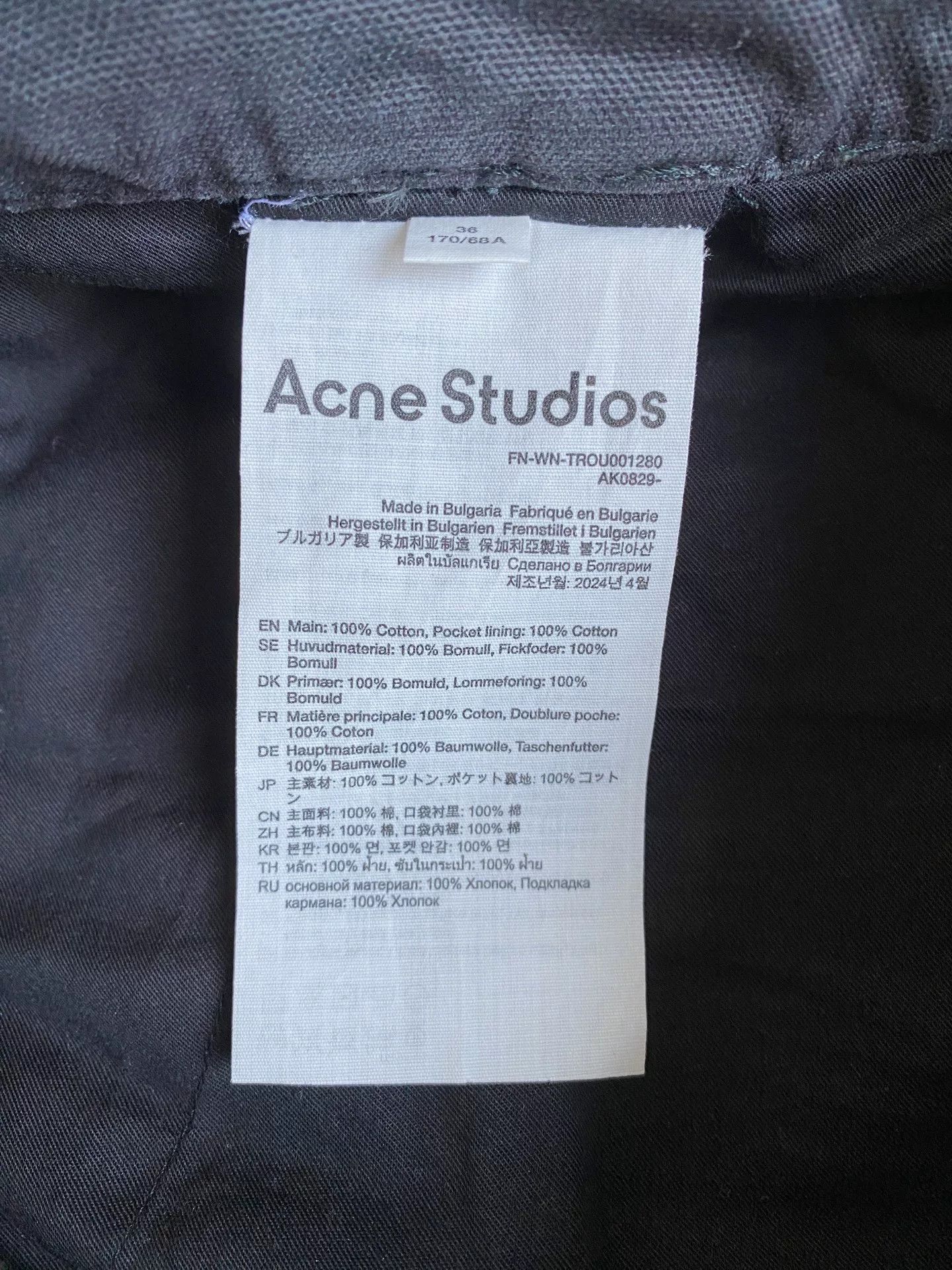 Acne Studios Acne Studios Washed Cargo Pants with Straps Size US 36 / EU 52 - 6 Thumbnail
