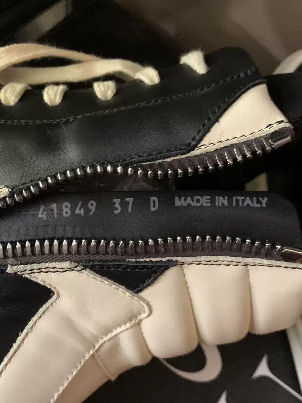 Rick Owens rick owens black leather high-top sneakers Size US 6 / IT 36 - 7 Thumbnail