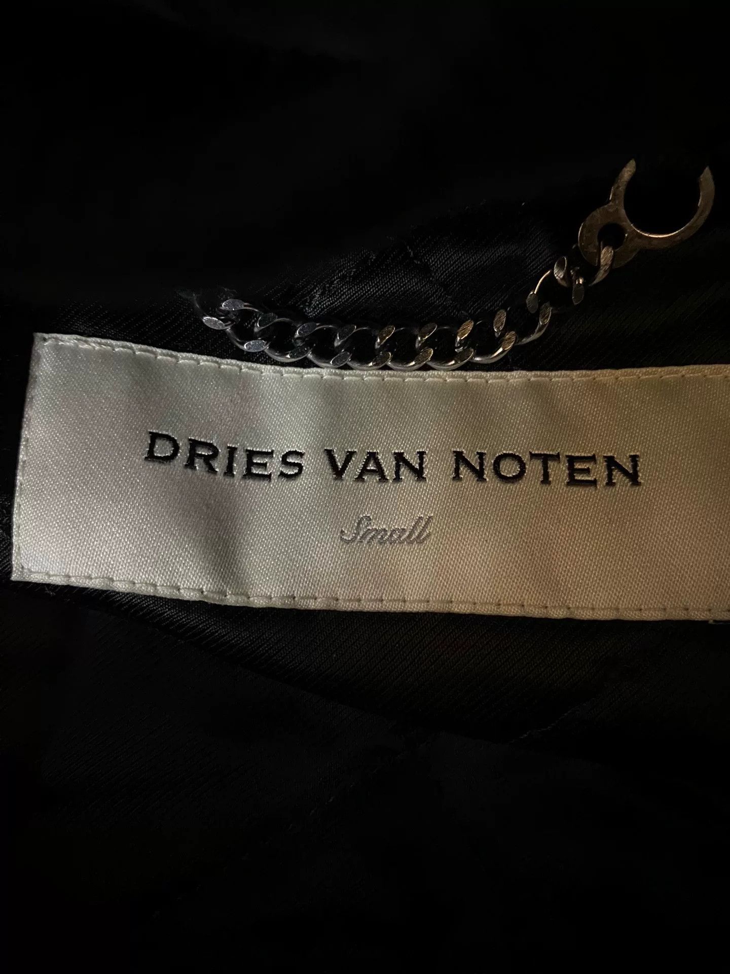 Dries Van Noten silver wrinkled bomber jacket with back zipper Size M / US 6-8 / IT 42-44 - 3 Thumbnail